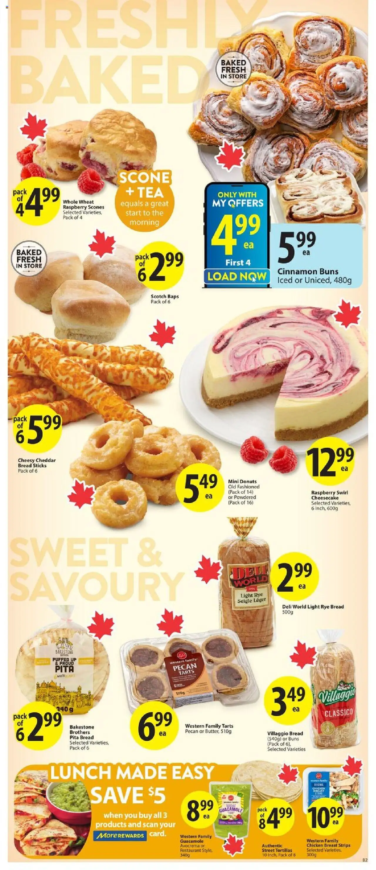 Save on foods flyer valid from 18.09.2025 | Page: 11 | Products: Tea, Bread, Chicken