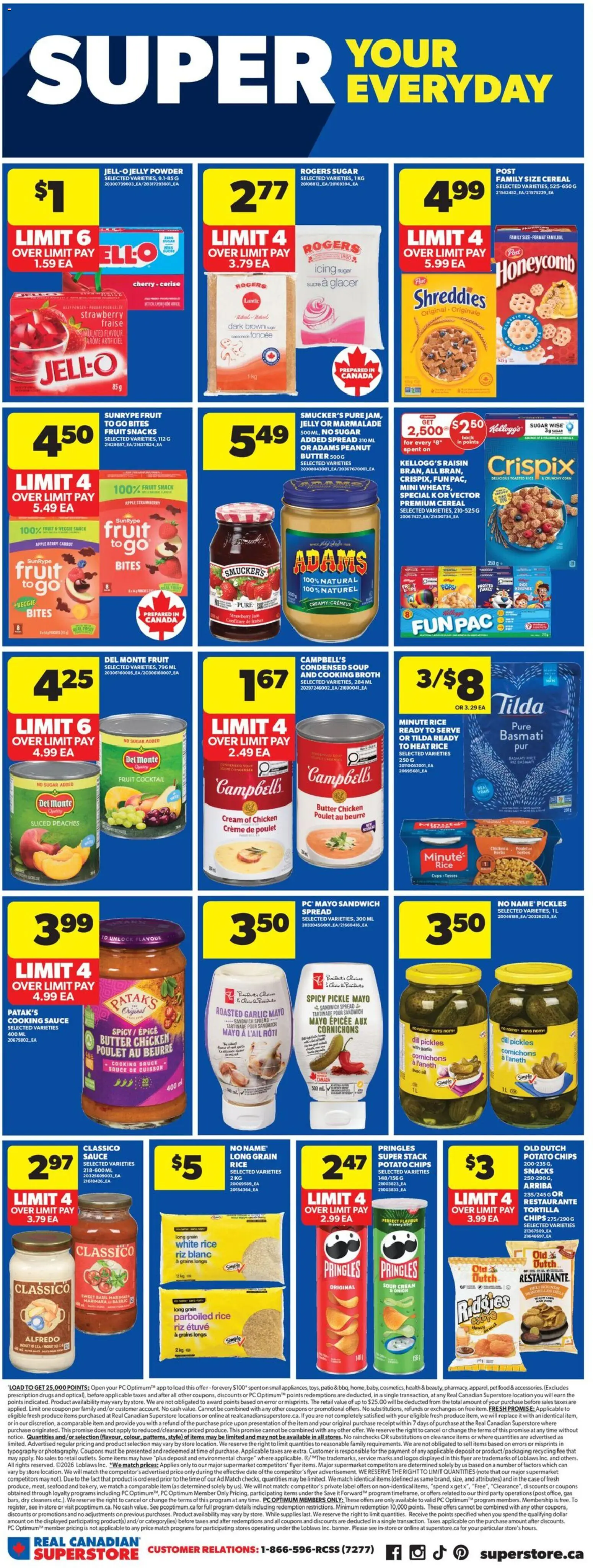 Real Canadian Superstore flyer valid from 16.04.2026 | Page: 19 | Products: Chips, Flakes, Butter, Chicken