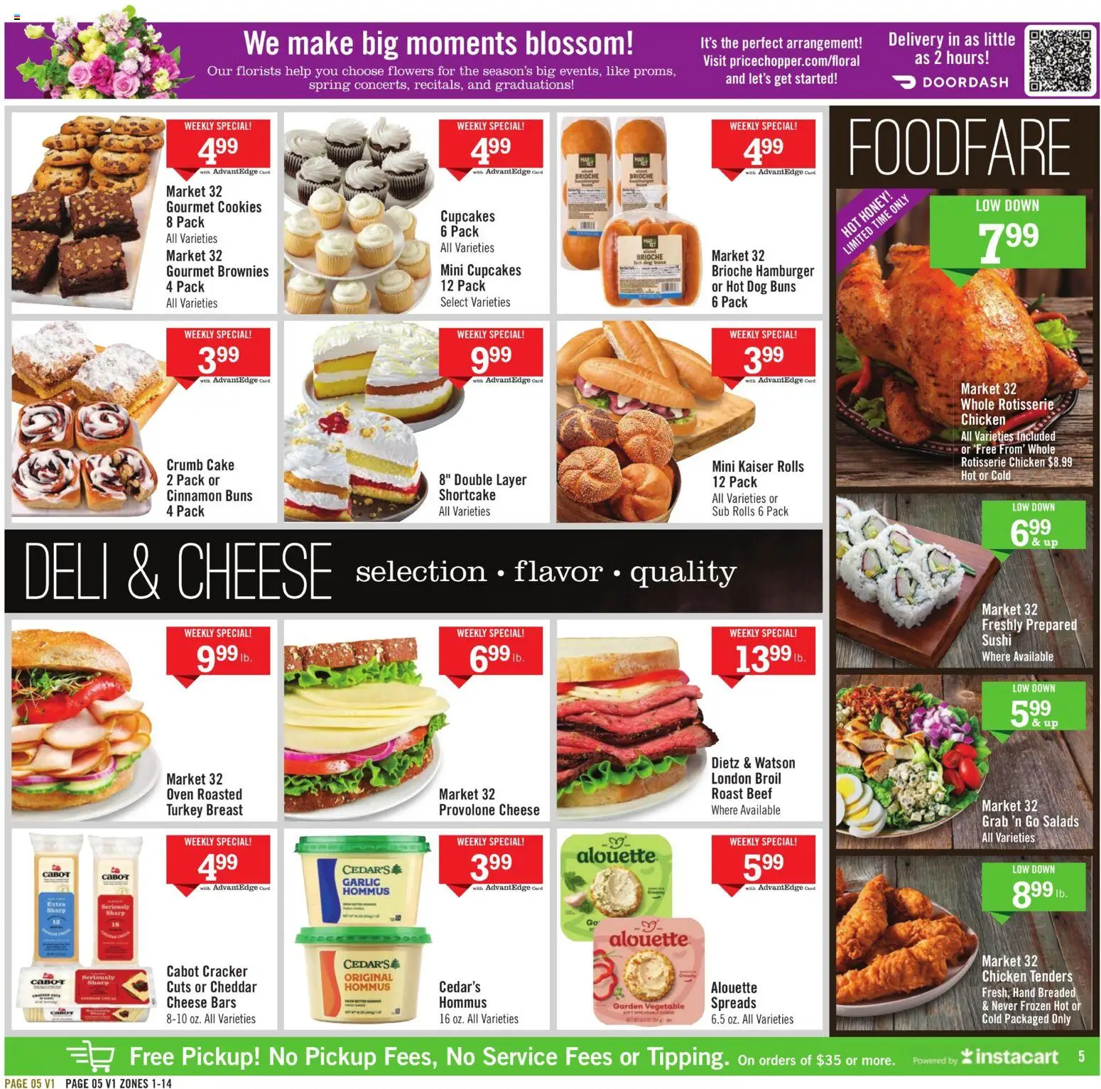 Price Chopper - Weekly Ad - valid from 12.04.2026 | Page: 5 | Products: Cheese, Beef, Cookies, Oven