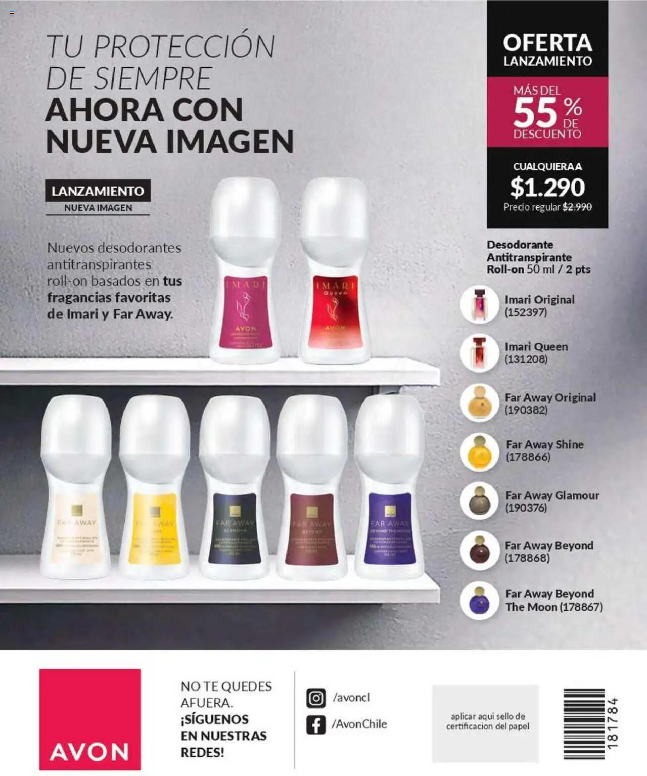 Catálogo Avon Campaña 12 │ válido desde el 22.07.2025 | Página: 123 | Productos: Desodorante, Antitranspirante, Té