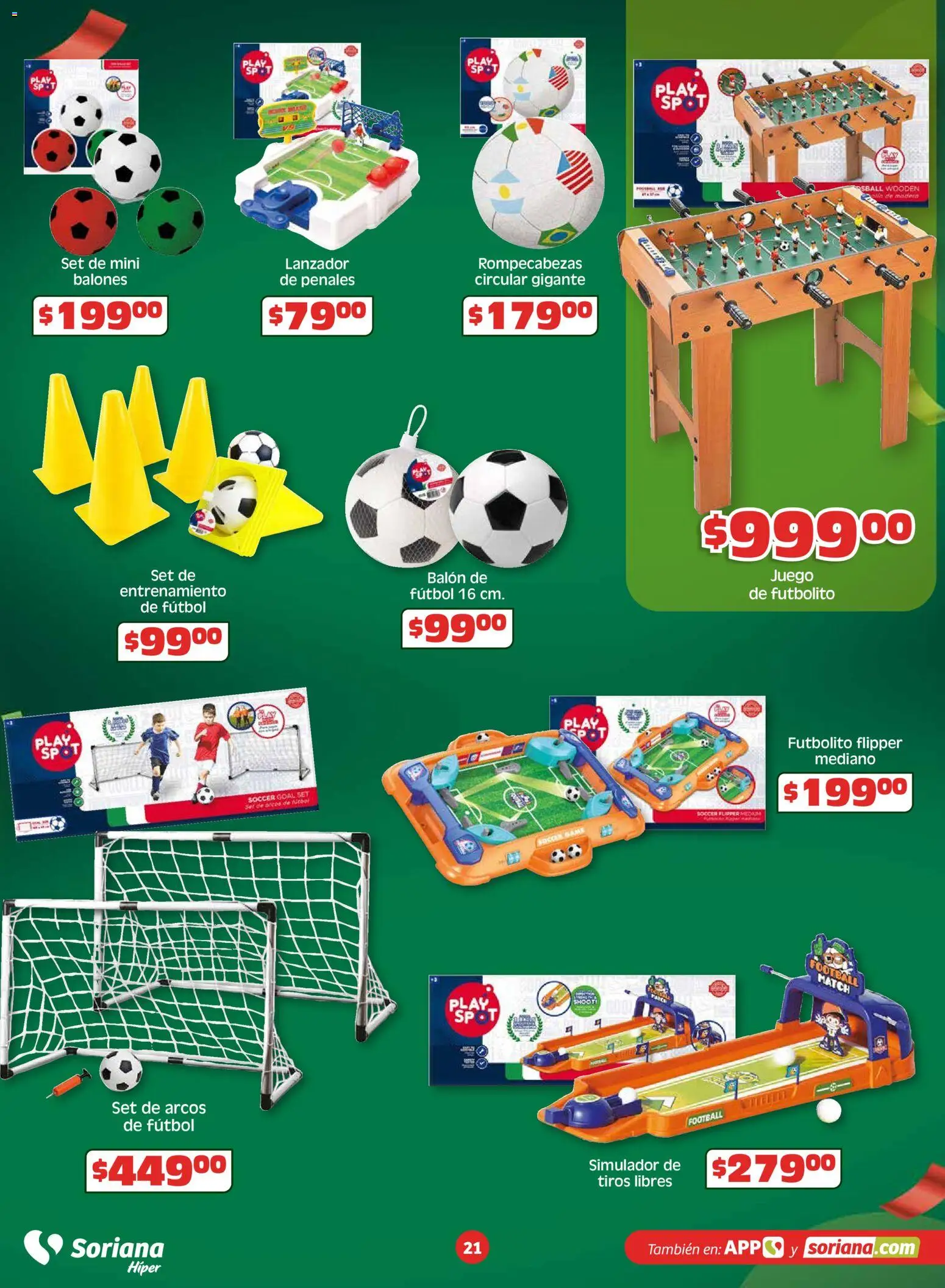 Nuevas ofertas de Soriana válidas en toda la República Mexicana desde el 26.03.2026. ¡Encuentra las mejores ofertas en Soriana En México apoyamos con todo Híper Nacional! | Página: 21 | Productos: Juego