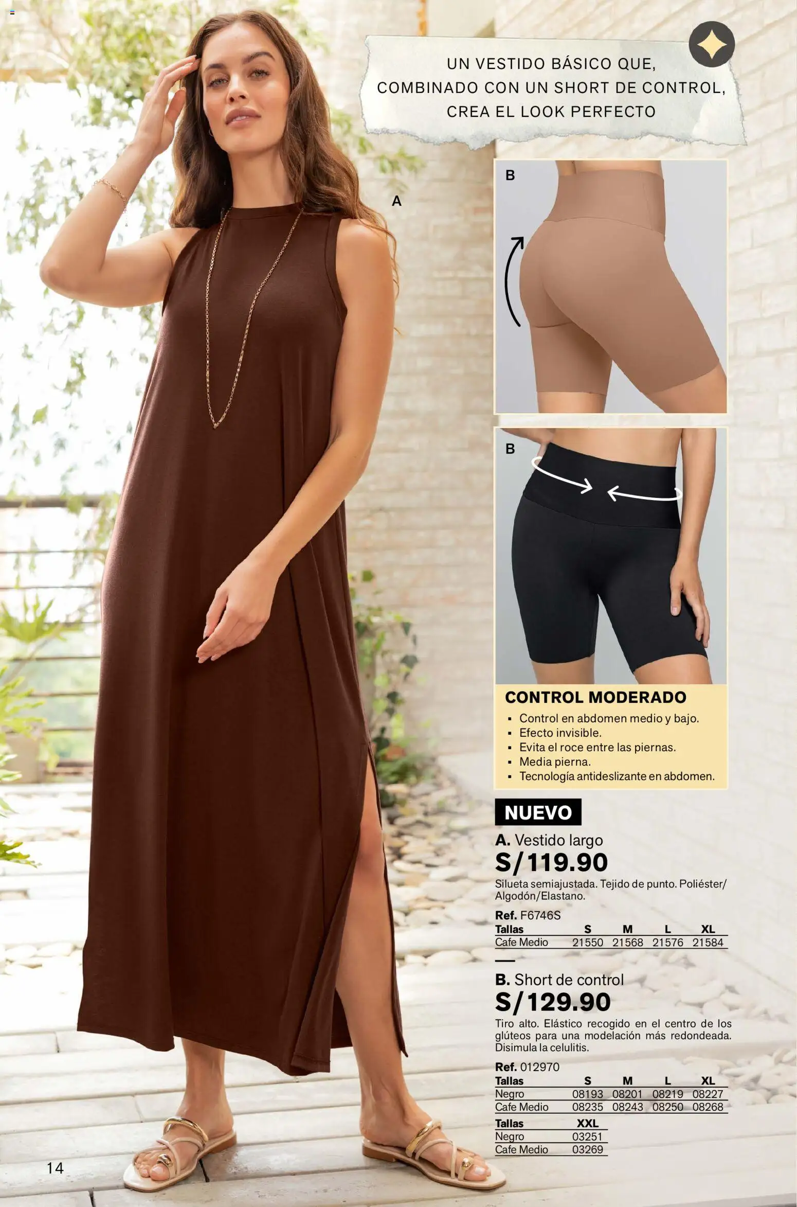 Catálogo Leonisa válido desde 16.01.2026 | Página: 14 | Productos: Café, Vestido