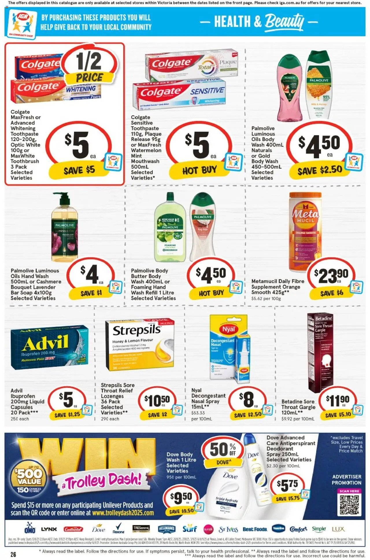 IGA catalogue - valid from 13.08.2025 | Page: 25 | Products: Toilet, Cleaner, Lemon, Laundry
