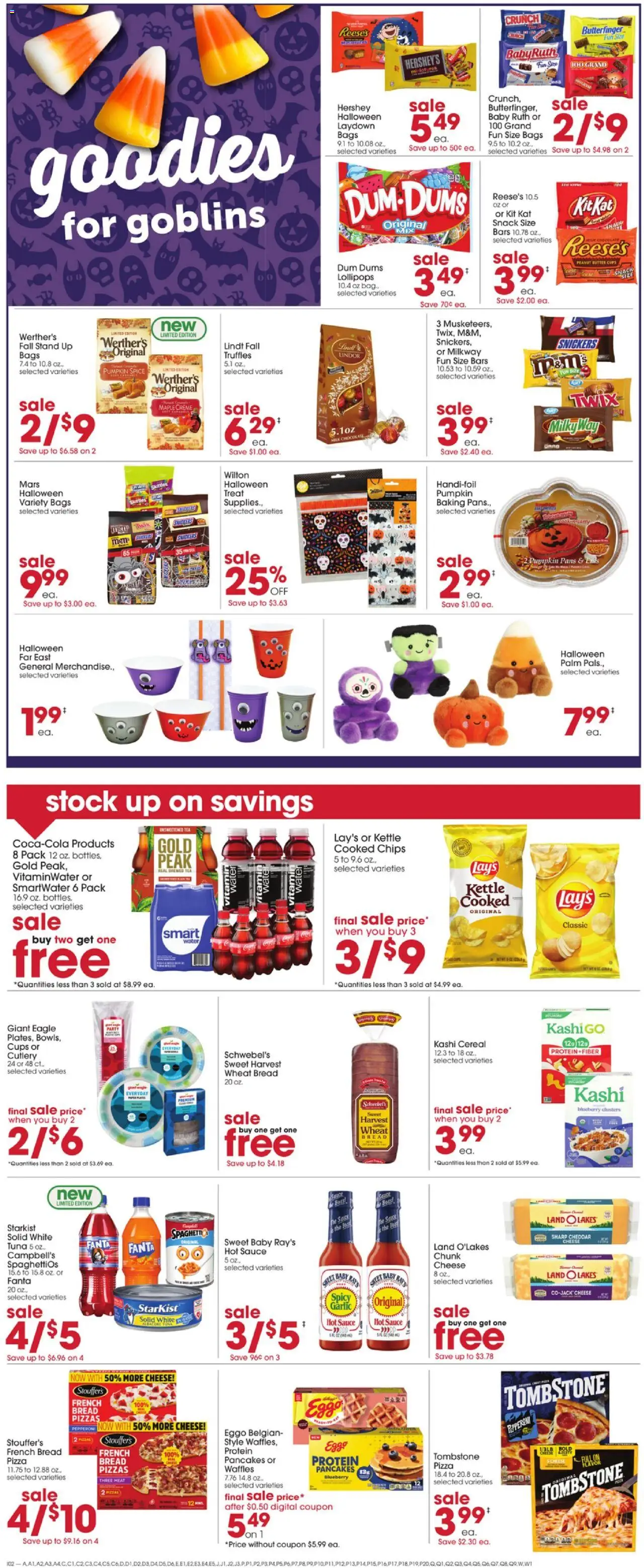 Giant Eagle Weekly Ad - valid from 11.09.2025 | Page: 4 | Products: Vitamin, Bread, Water, Bag