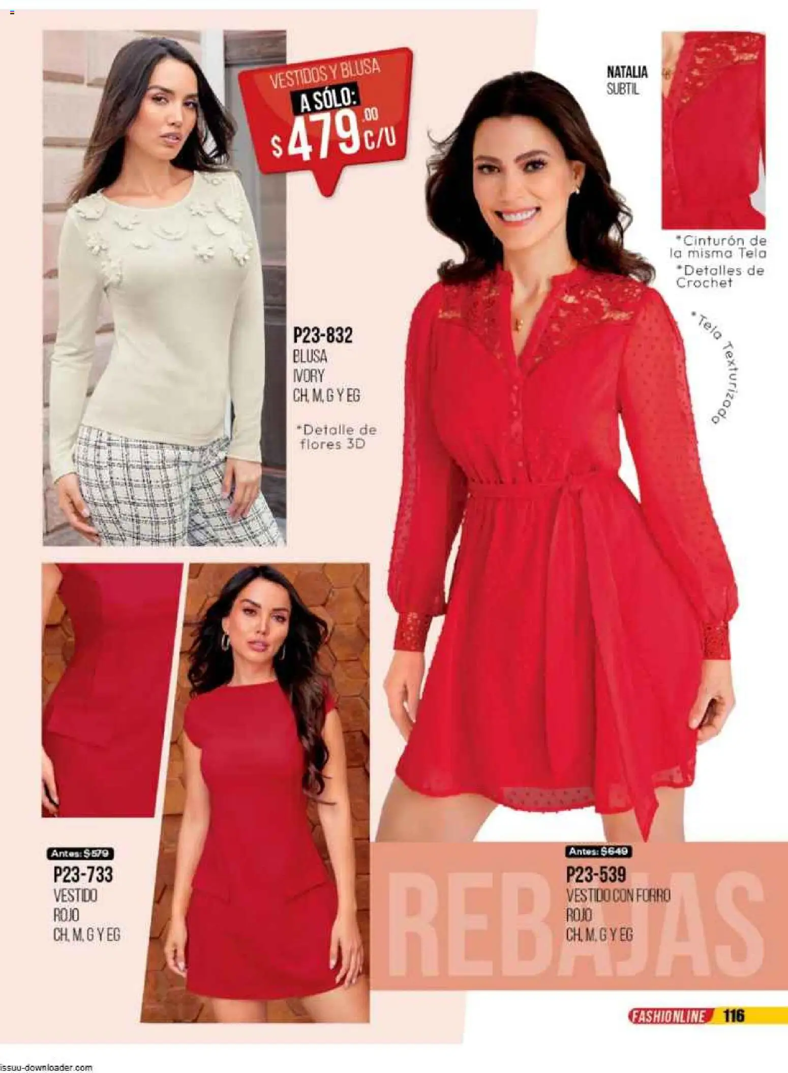 Nuevas ofertas de Cklass válidas en toda la República Mexicana desde el 31.10.2025. ¡Encuentra las mejores ofertas en Cklass catálogo Super Rebajas Ropa! | Página: 119 | Productos: Blusa, Vestido