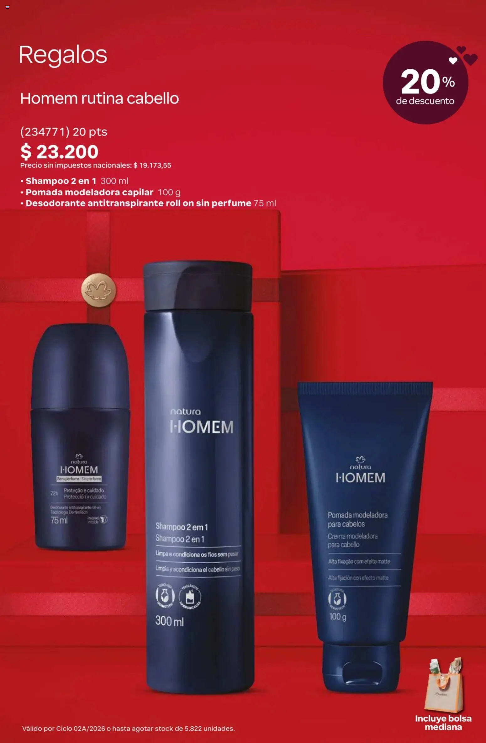 Catálogo Natura Ciclo 1/2026 │ válido desde el 06.01.2026 | Página: 21 | Productos: Bolsa, Pomada, Desodorante, Crema