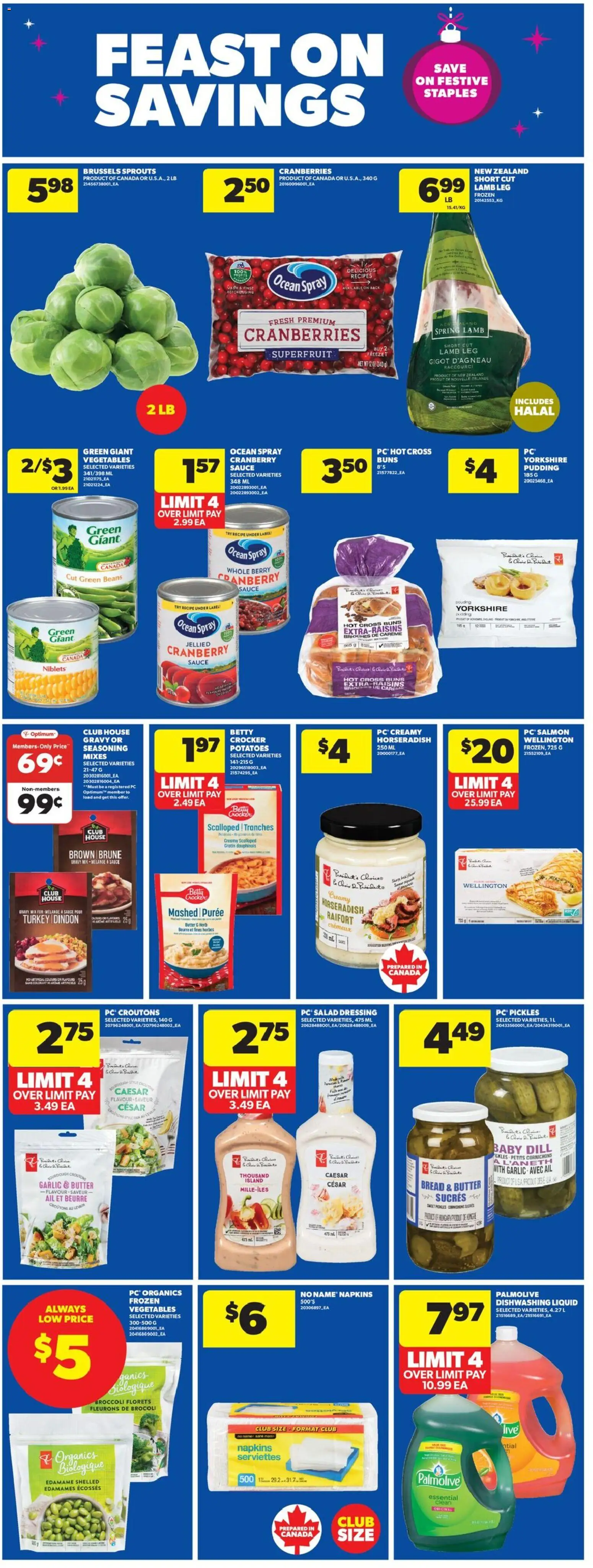 Real Canadian Superstore flyer valid from 18.12.2025 | Page: 6 | Products: Salad, PC, Potatoes, Butter