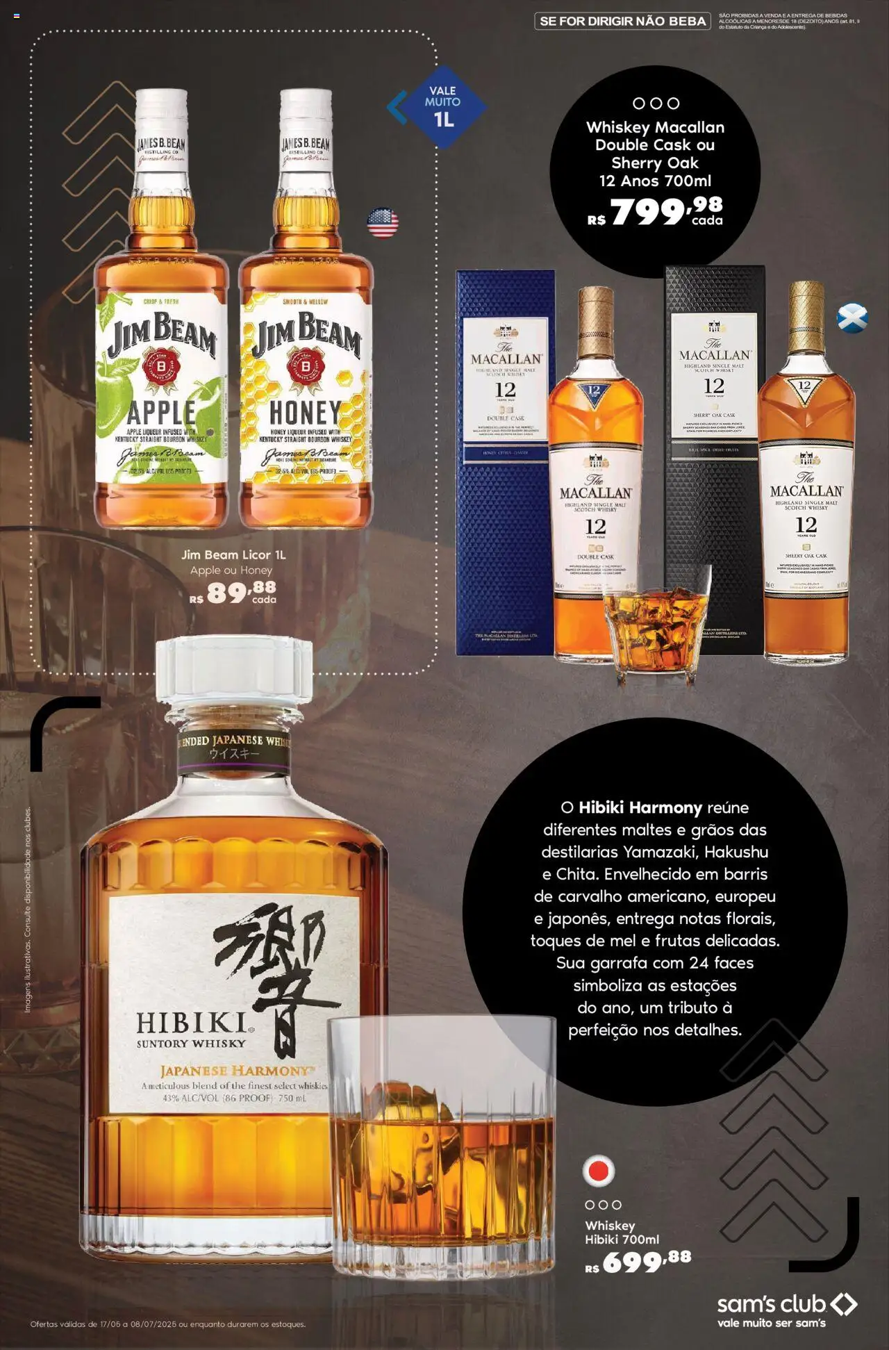 Sam's Club Folheto - válido de 17.06.2025 | Página: 3 | Produtos: Whisky, Licor, Bourbon, Mel