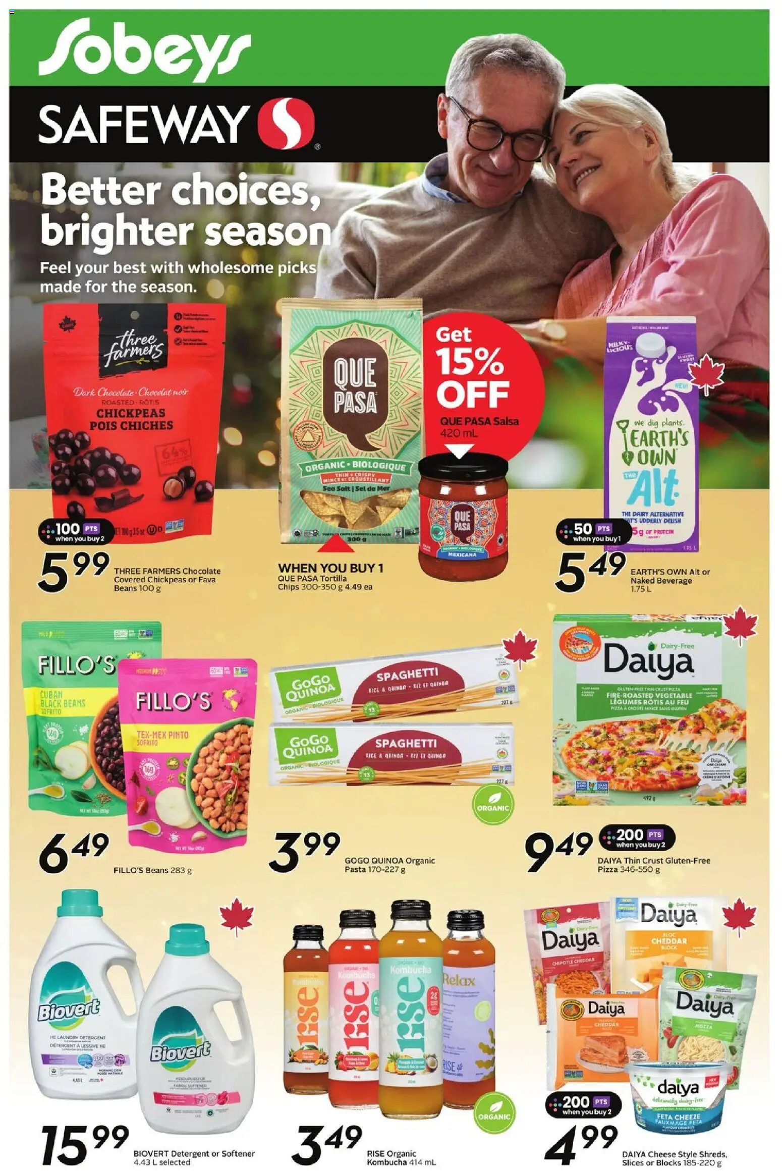 Safeway flyer valid from 11.12.2025 | Page: 21 | Products: Pasta, Detergent, Cheese, Pizza