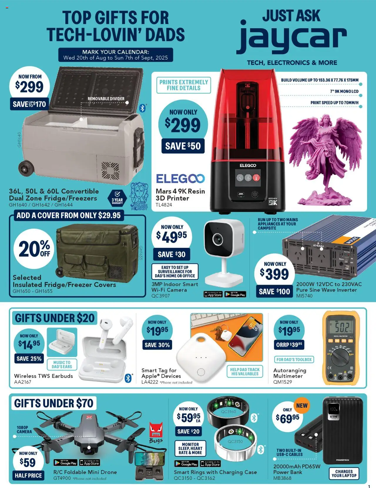 Jaycar catalogue - valid from 20.08.2025 | Page: 1 | Products: Digital, Camera, Laptop, Case