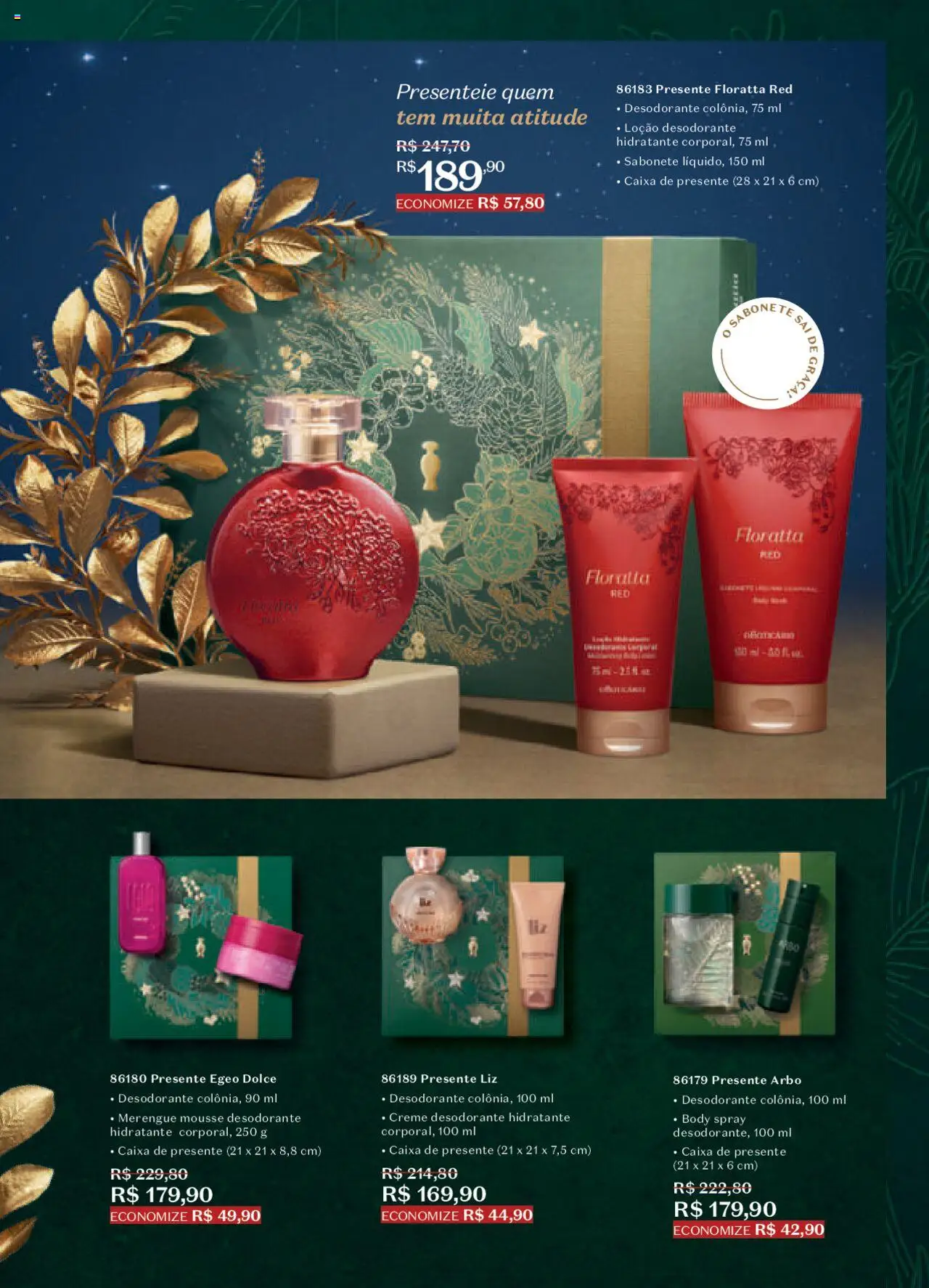 O Boticário Folheto - válido de 13.10.2025 | Página: 9 | Produtos: Desodorante, Creme, Sabonete, Body