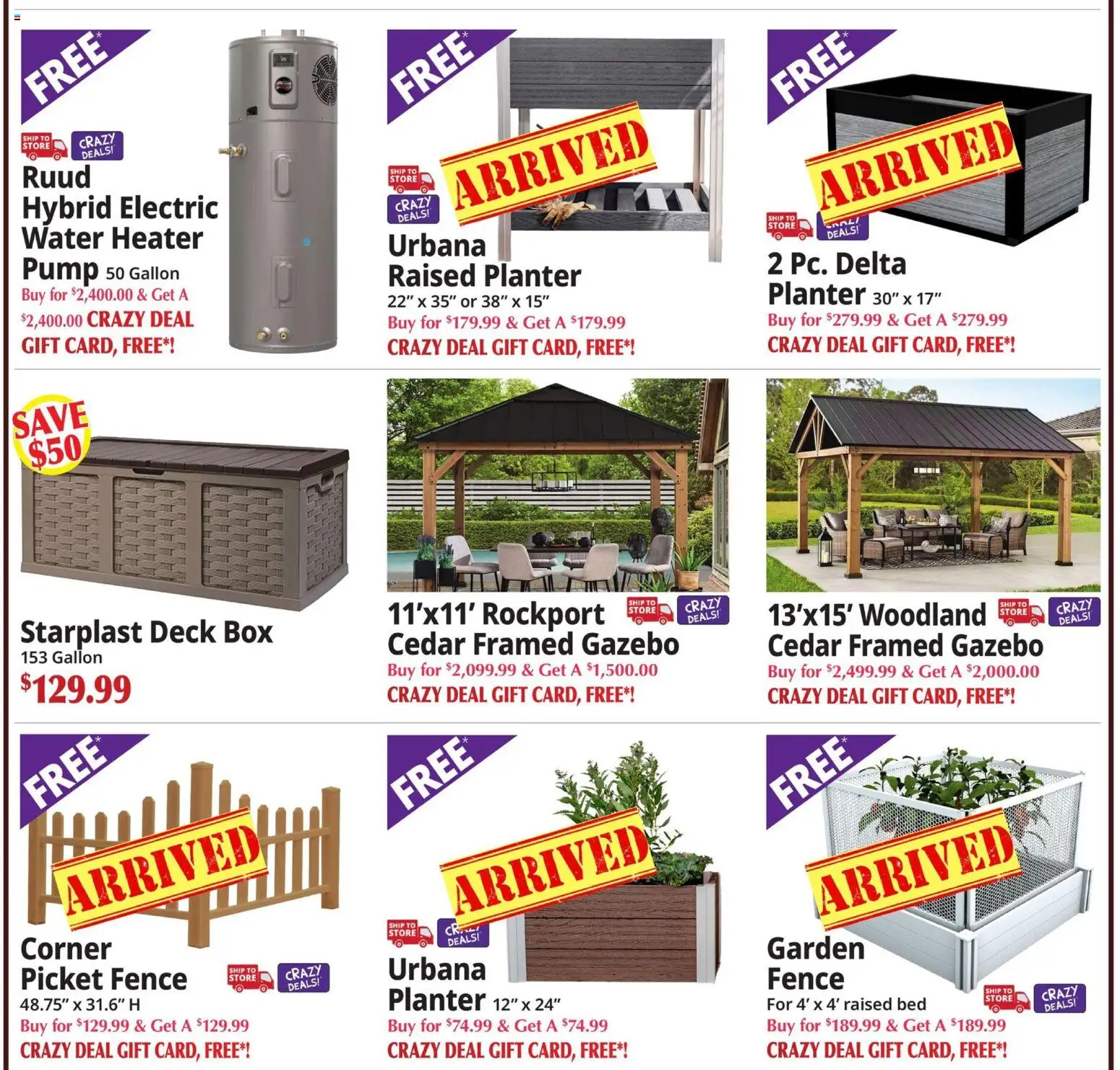 Ocean State Job Lot Coming Attractions - valid from 26.02.2026 | Page: 3 | Products: Bed, Box, Water, Water Heater