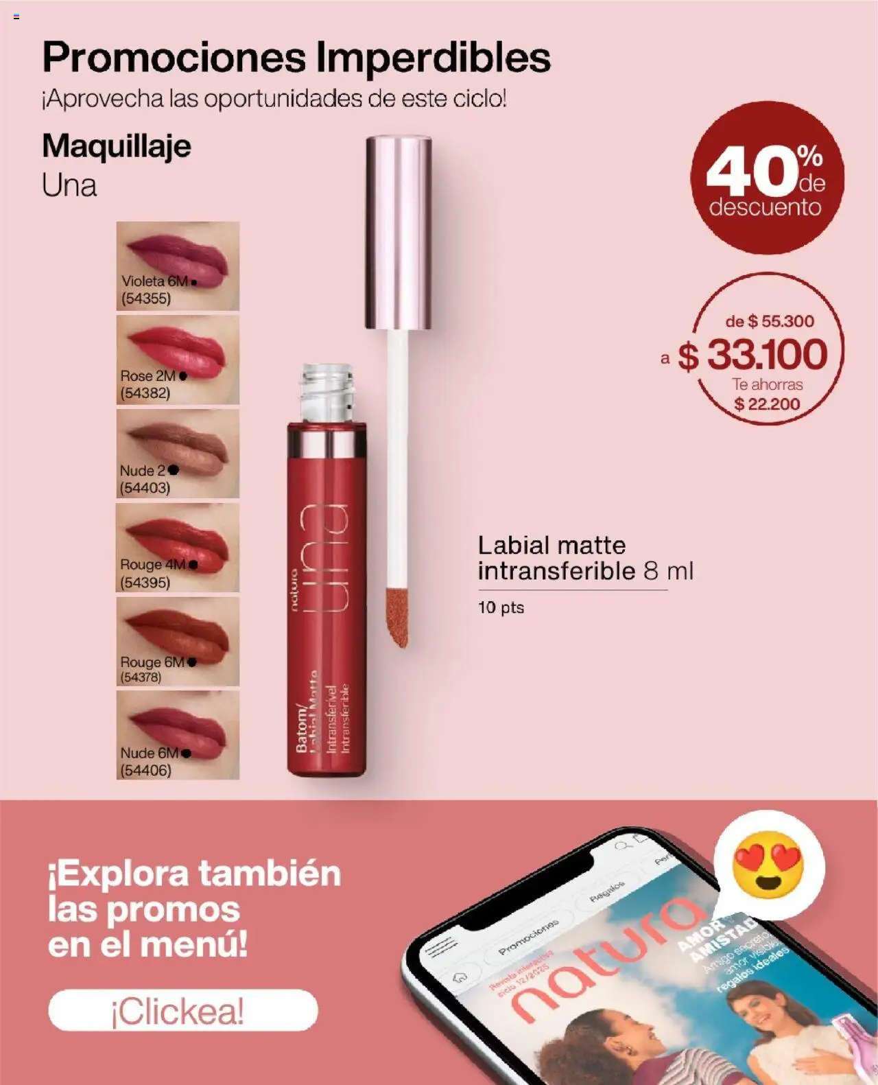Natura revista - valida desde el 23.07.2025 | Página: 8 | Productos: Té, Magdalena, Maquillaje
