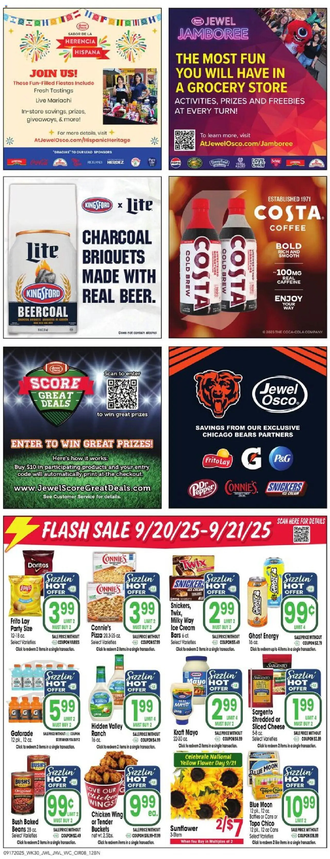 Jewel Osco Weekly Ad - valid from 17.09.2025 | Page: 8 | Products: Corn, Coffee, Cream, Ice cream