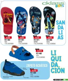 Vista previa de Cklass - Catálogo Liquidación Calzado, nuevo folleto de la tienda, válido en México a partir del 22.09.2025 | Página: 99 | Productos: Agua, Flexible