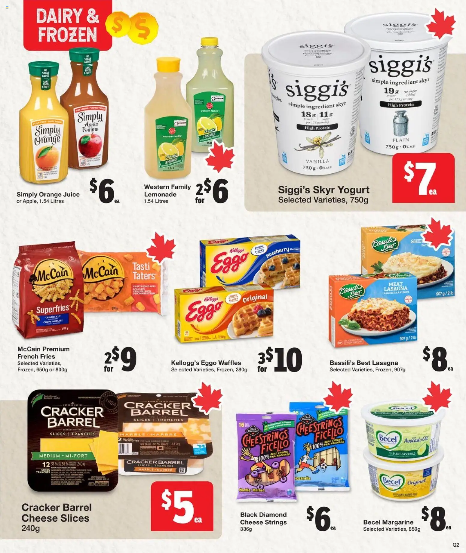 Quality Foods flyer valid from 29.01.2026 | Page: 7 | Products: Noodles, Cheese, Yogurt, Oil