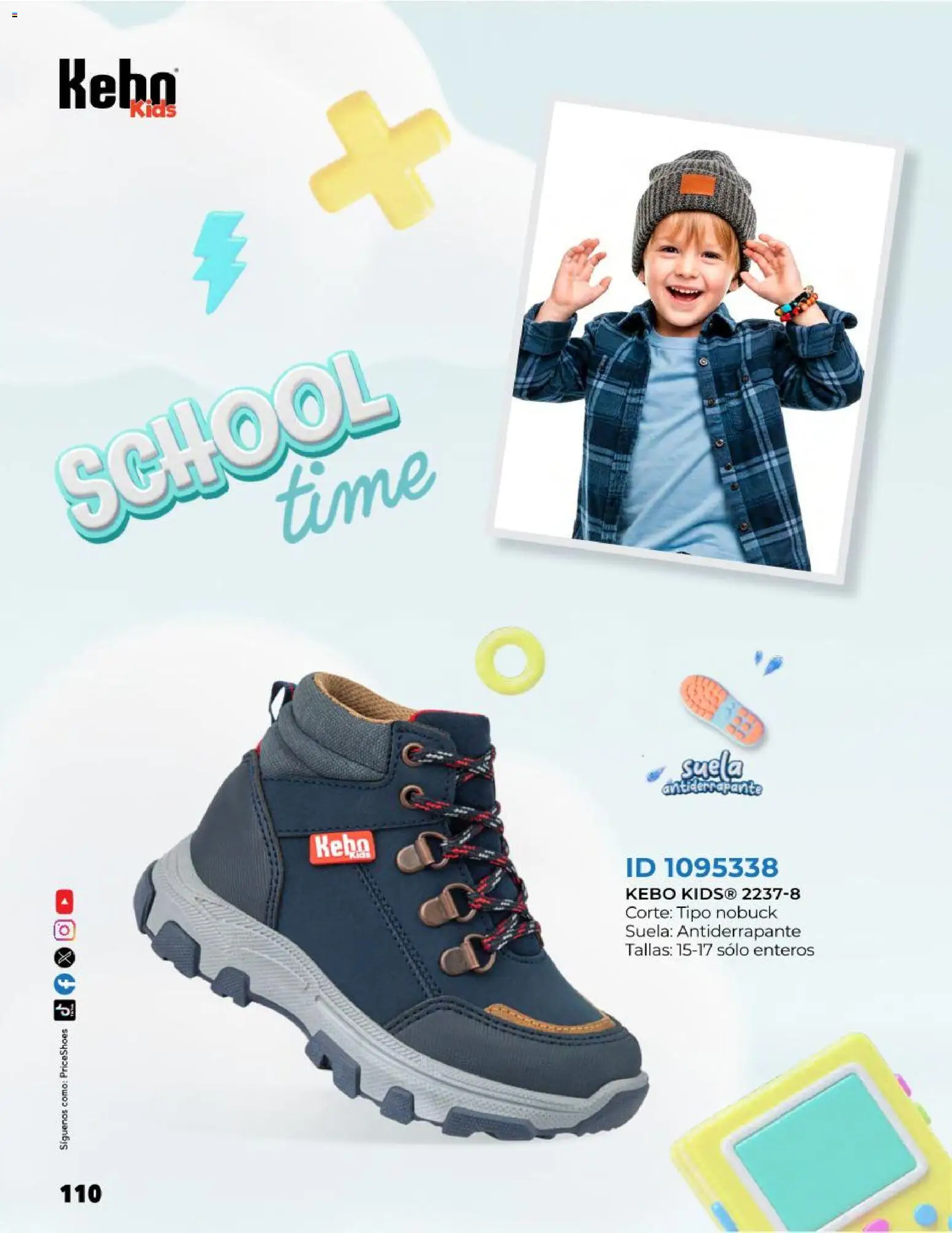 Nuevas ofertas de Price Shoes válidas en toda la República Mexicana desde el 27.10.2025. ¡Encuentra las mejores ofertas en Price Shoes catálogo Kids todo en uno! | Página: 110