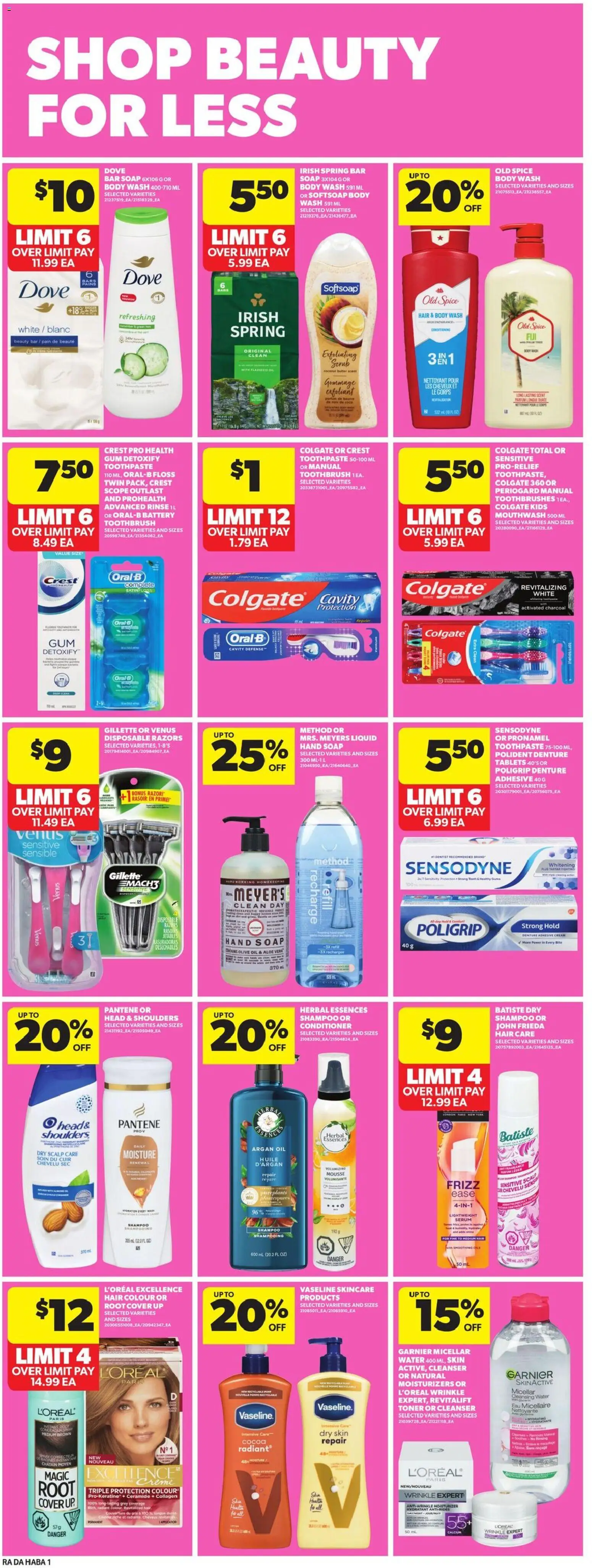 Atlantic Superstore flyer valid from 15.01.2026 | Page: 14 | Products: Tea, Toner, Conditioner, Soap