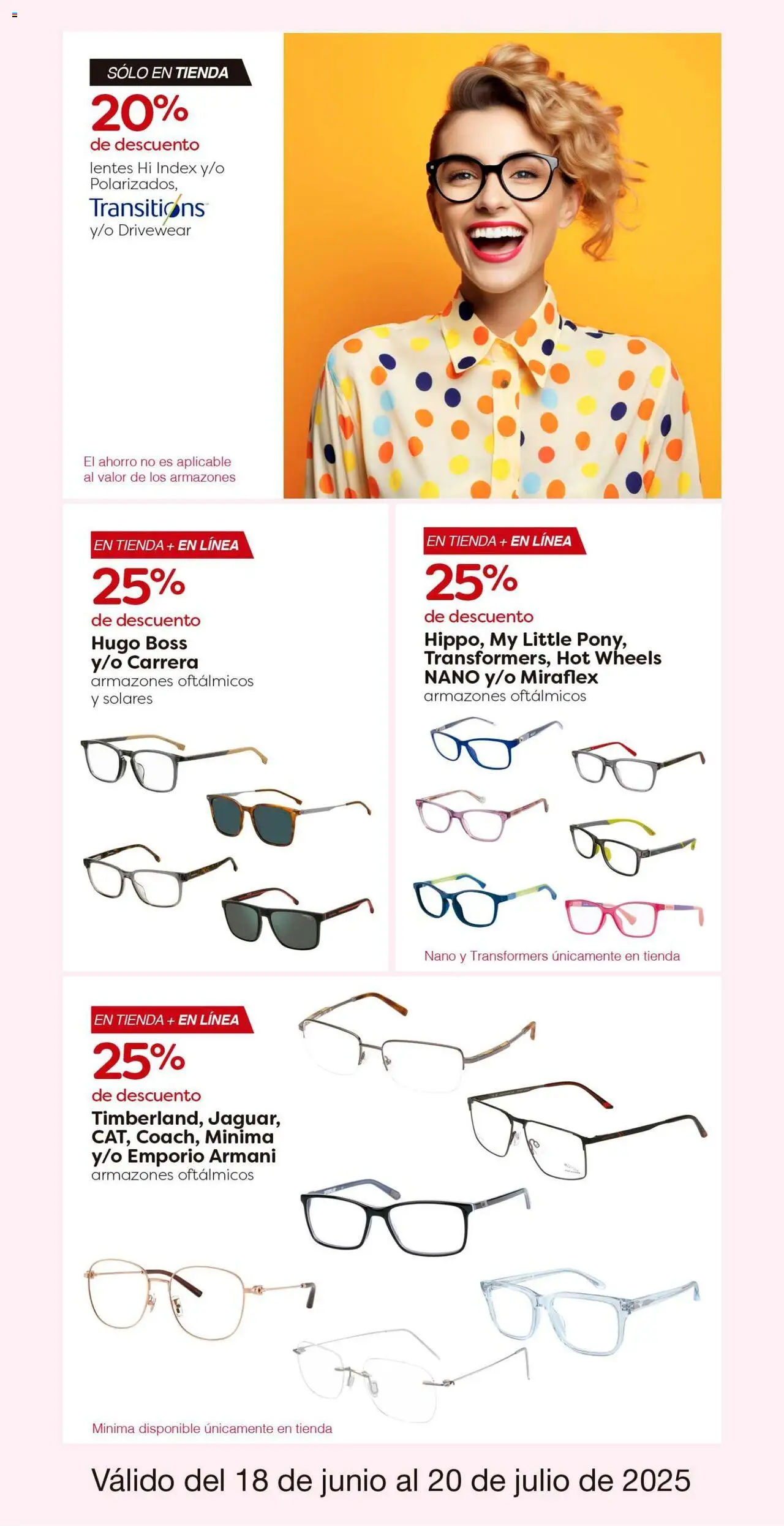 Nuevas ofertas de Costco válidas en toda la República Mexicana desde el 18.06.2025. ¡Encuentra las mejores ofertas en Costco catálogo! | Página: 34 | Productos: Lentes