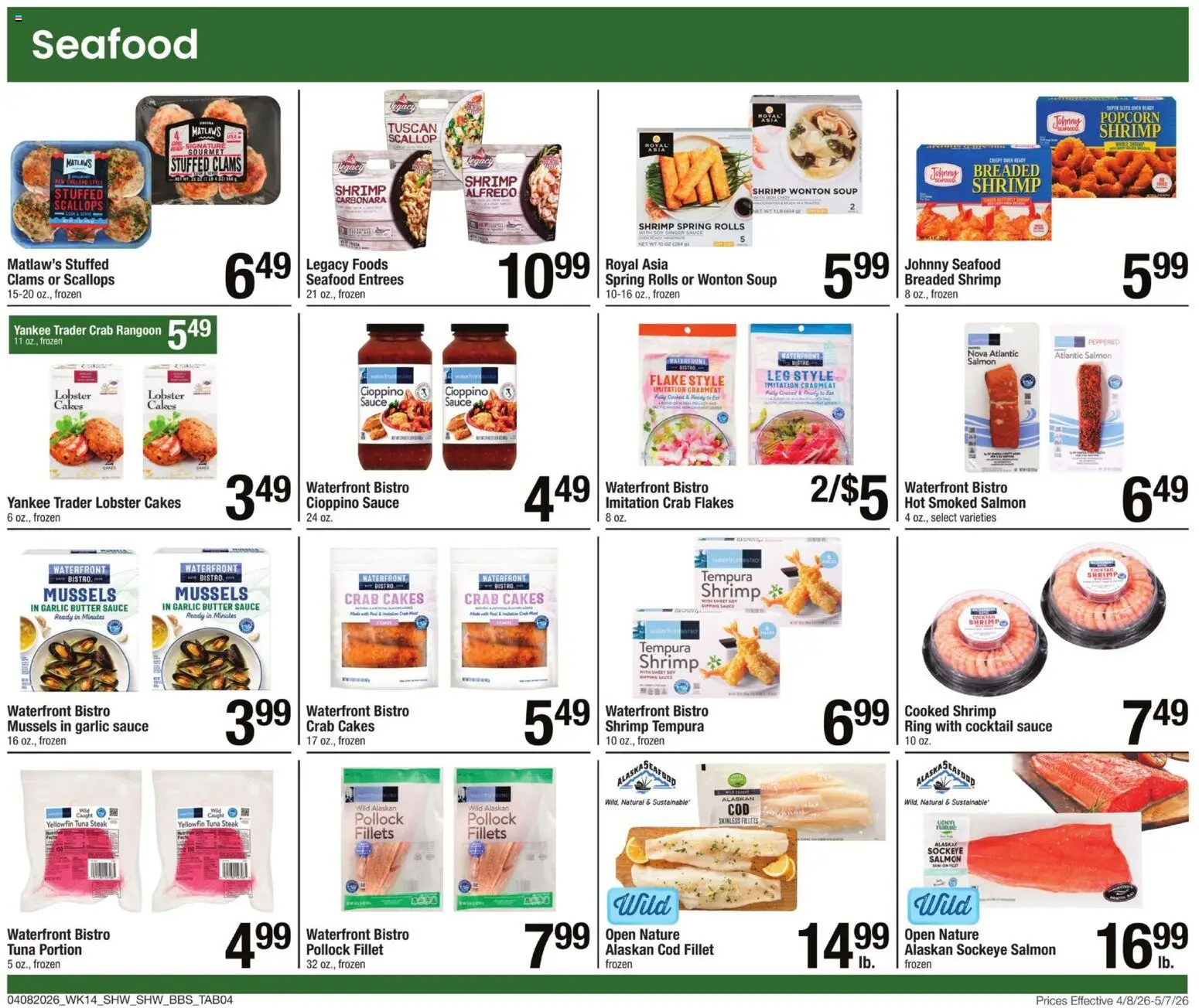 Shaw's Big Book of Savings - valid from 08.04.2026 | Page: 4 | Products: Ginger, Ring, Butter, Flakes