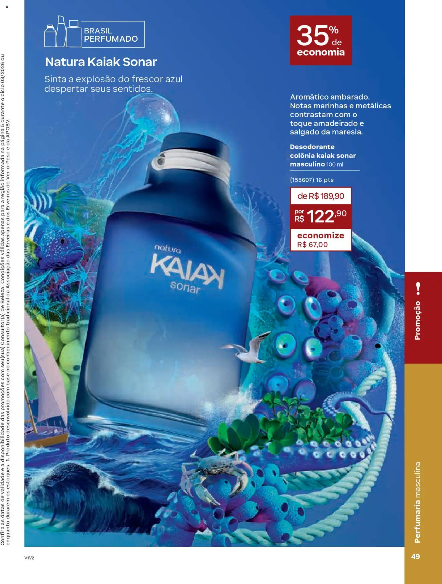 Natura Folheto - válido de 04.02.2026 | Página: 49 | Produtos: Desodorante, Base