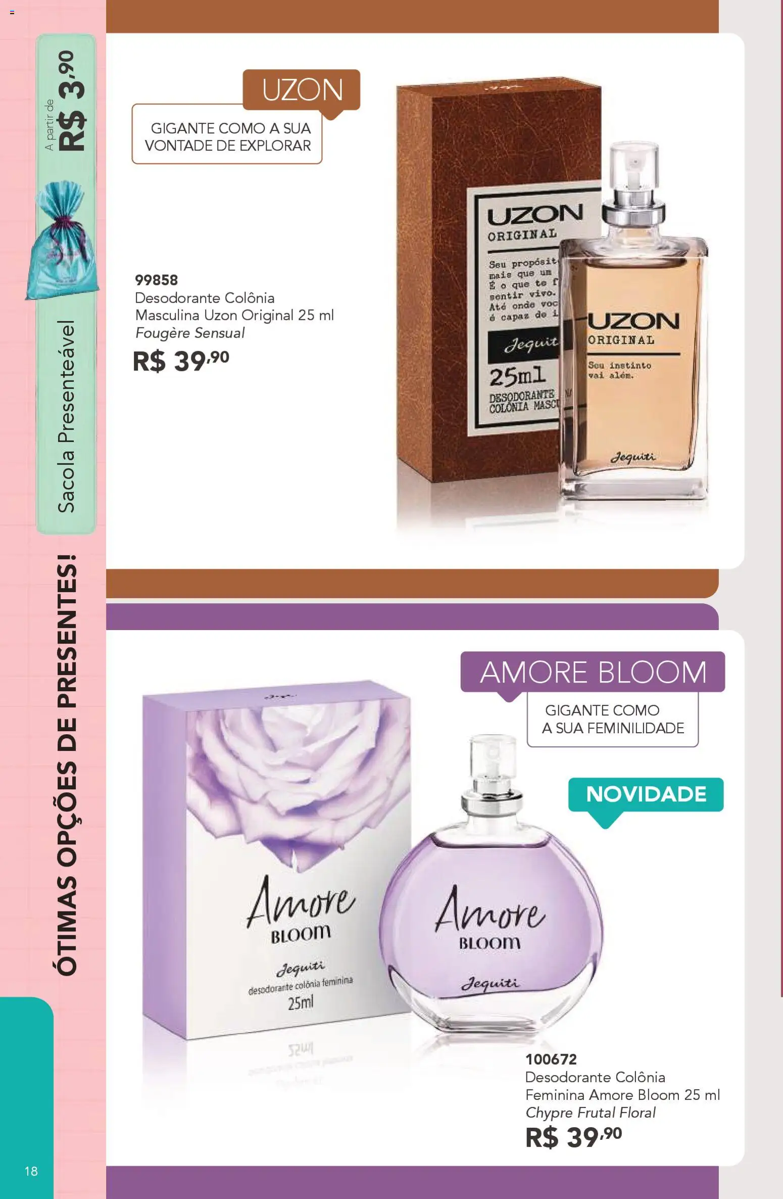 Jequiti Folheto - válido de 06.03.2026 | Página: 18 | Produtos: Desodorante