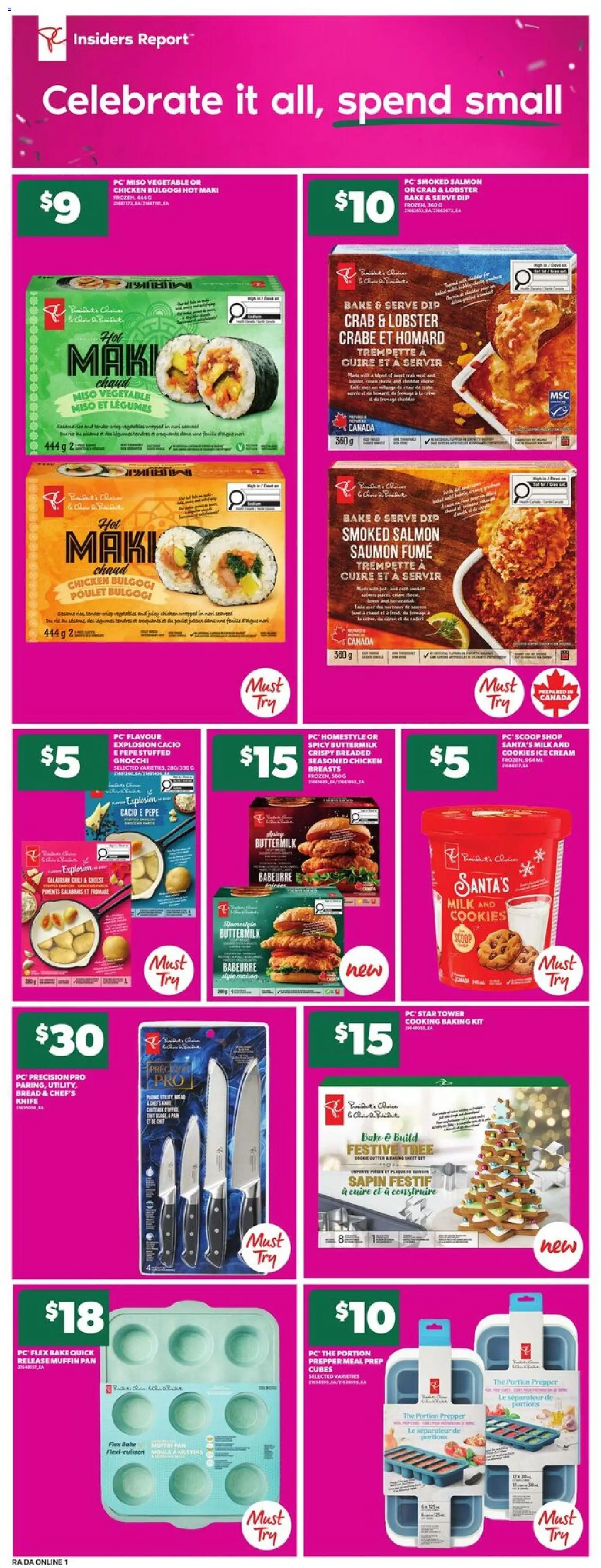 Atlantic Superstore flyer valid from 20.11.2025 | Page: 10 | Products: Cookies, Ice cream, Chicken breasts, Chicken
