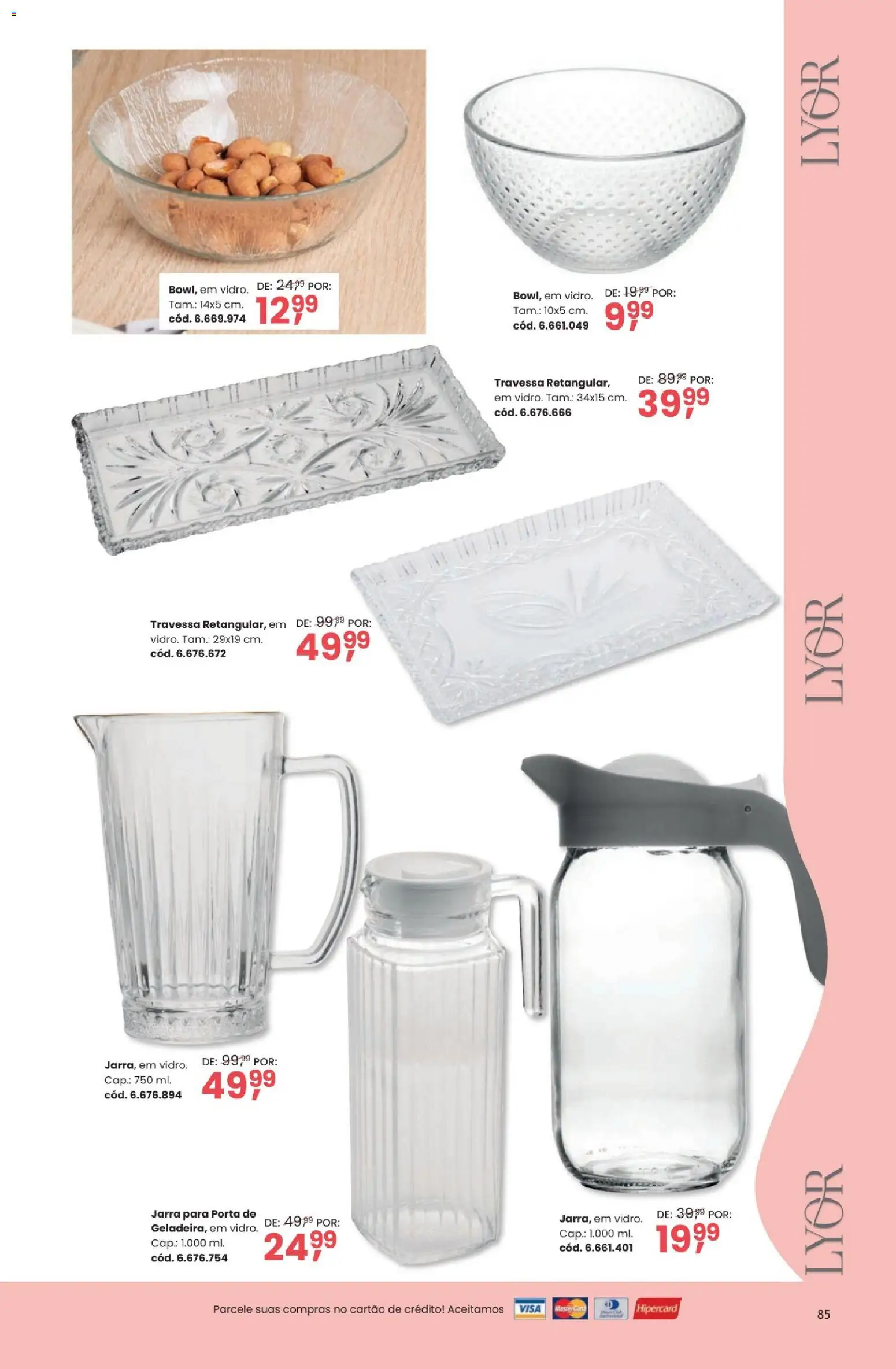 Quatro Estações Folheto - válido de 03.03.2026 | Página: 85 | Produtos: Travessa, Porta, Jarra