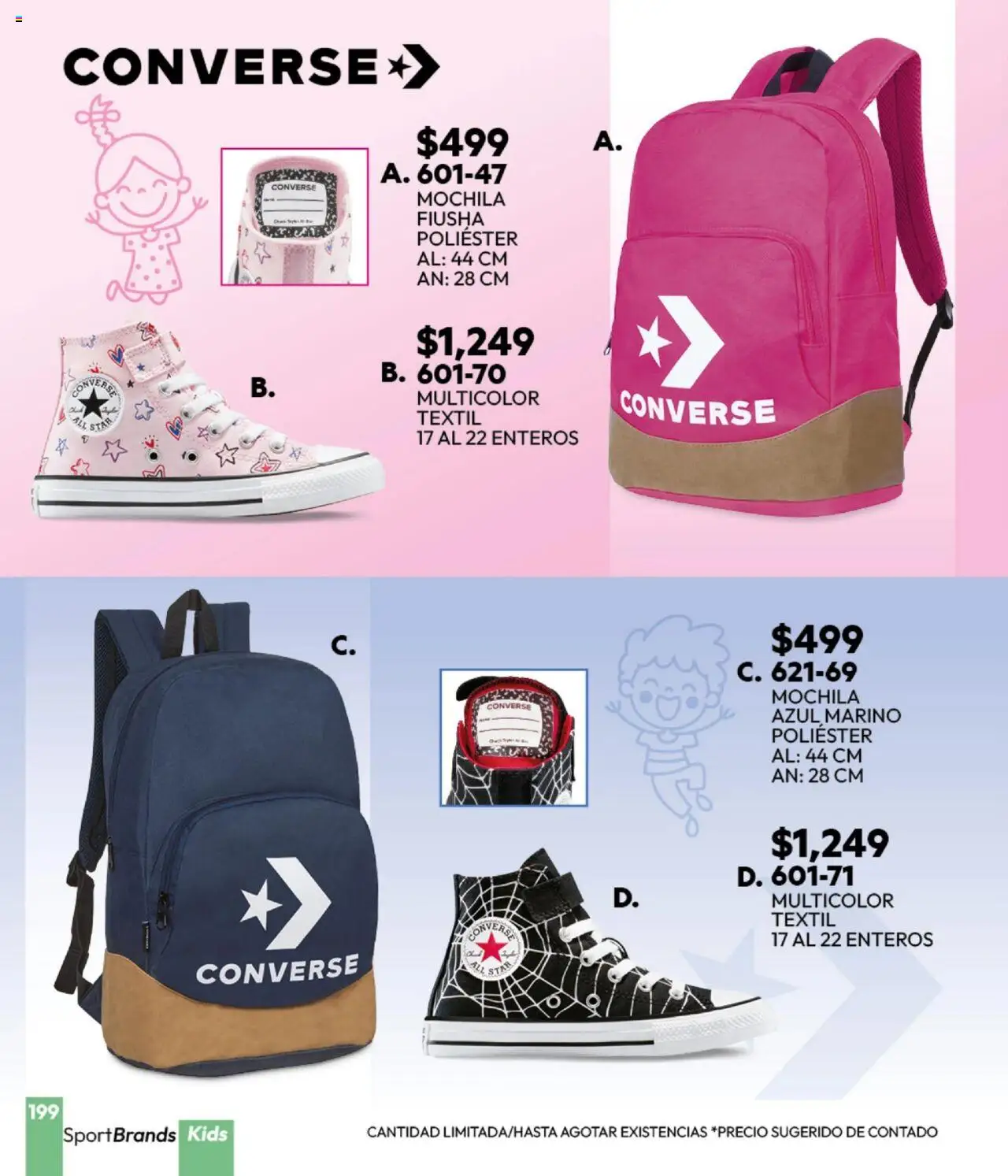 Nuevas ofertas de Cklass válidas en toda la República Mexicana desde el 16.09.2025. ¡Encuentra las mejores ofertas en Cklass - Catálogo Invierno Sportbrands! | Página: 202 | Productos: Mochila
