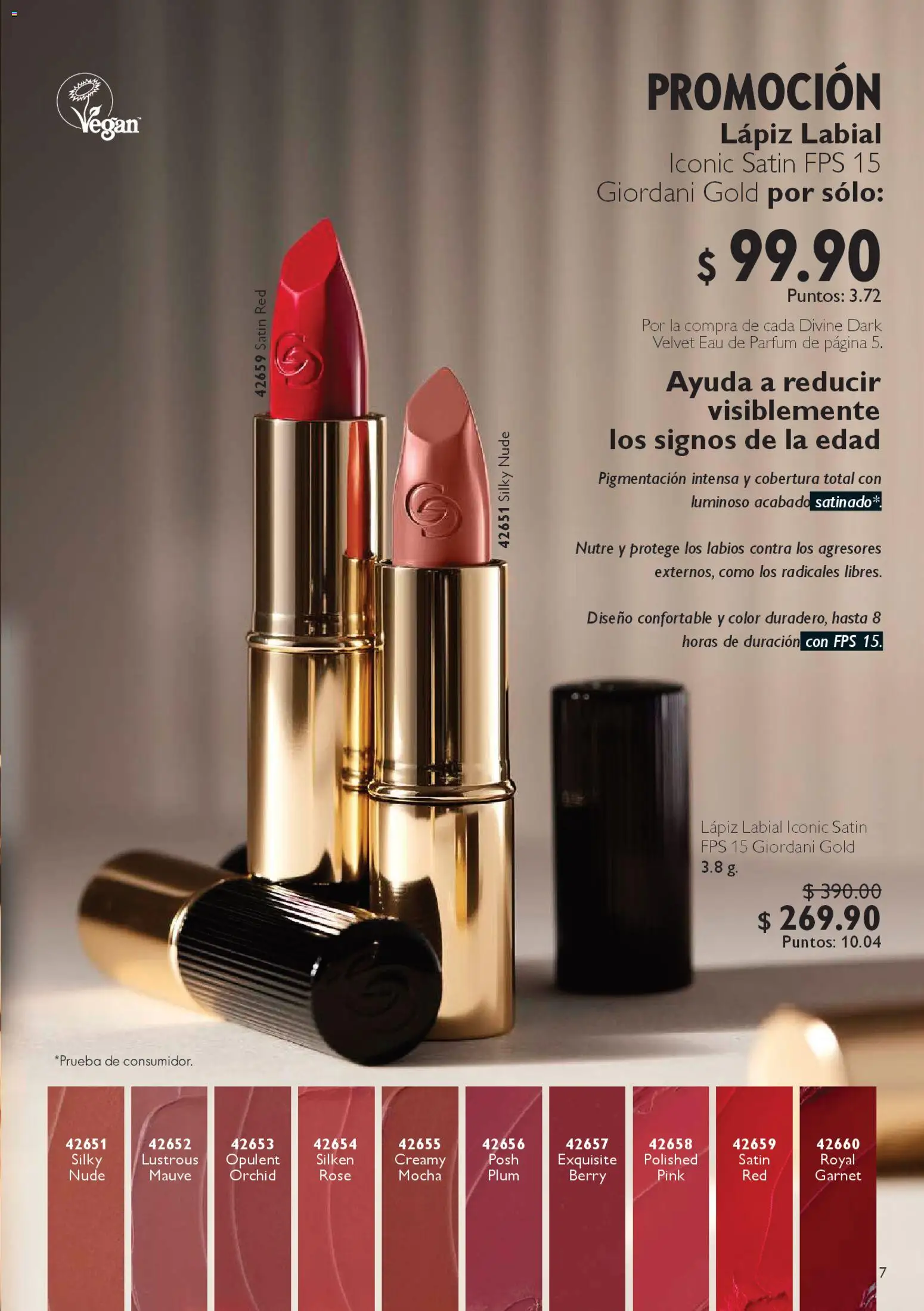 Nuevas ofertas de Oriflame válidas en toda la República Mexicana desde el 22.11.2025. ¡Encuentra las mejores ofertas en Oriflame Black Friday! | Página: 7 | Productos: Lápiz labial