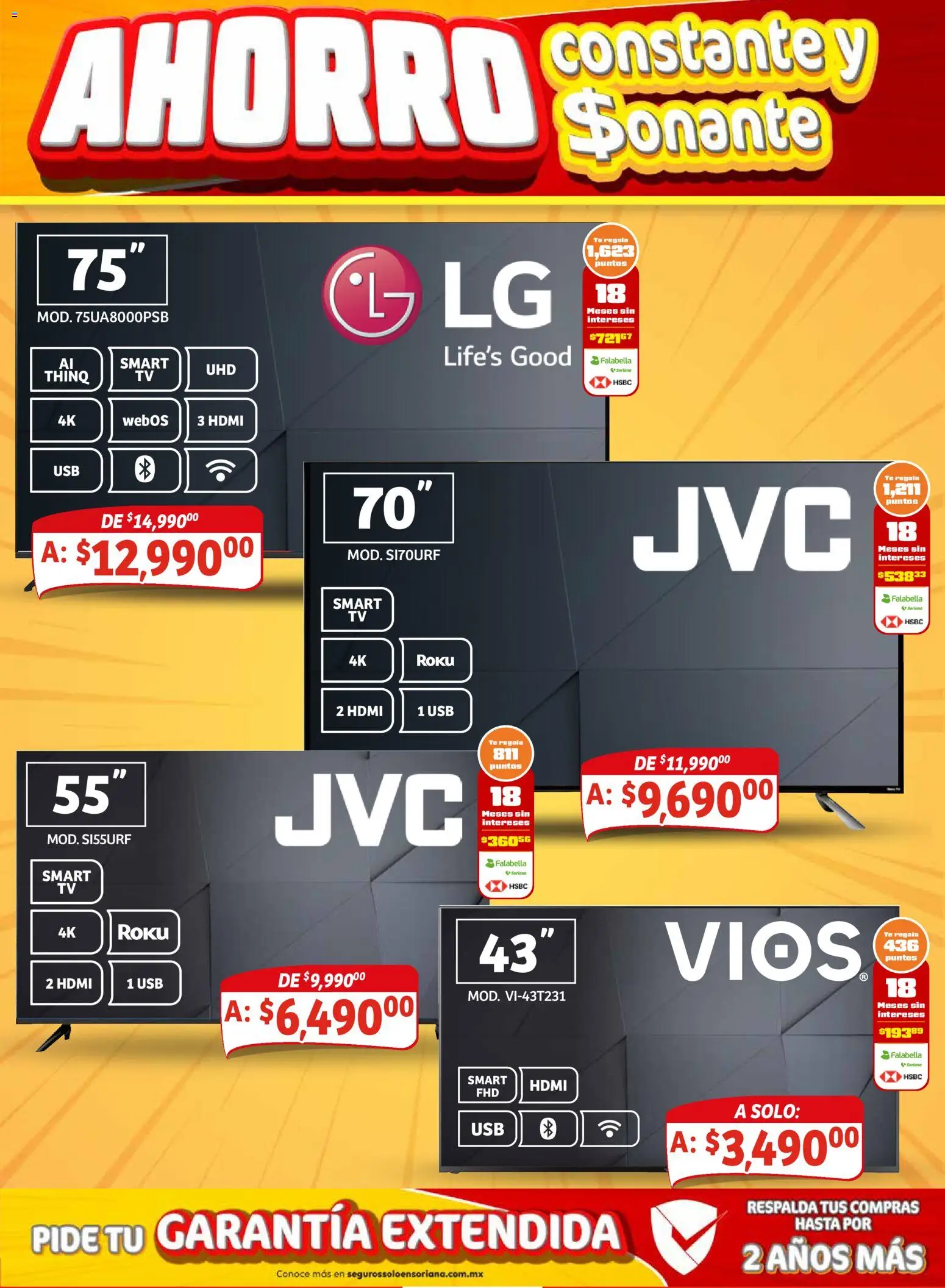 Nuevas ofertas de Soriana válidas en toda la República Mexicana desde el 27.02.2026. ¡Encuentra las mejores ofertas en Soriana Pesito Valedor Mercado: Nay, Sin, Son! | Página: 24 | Productos: Usb, Té