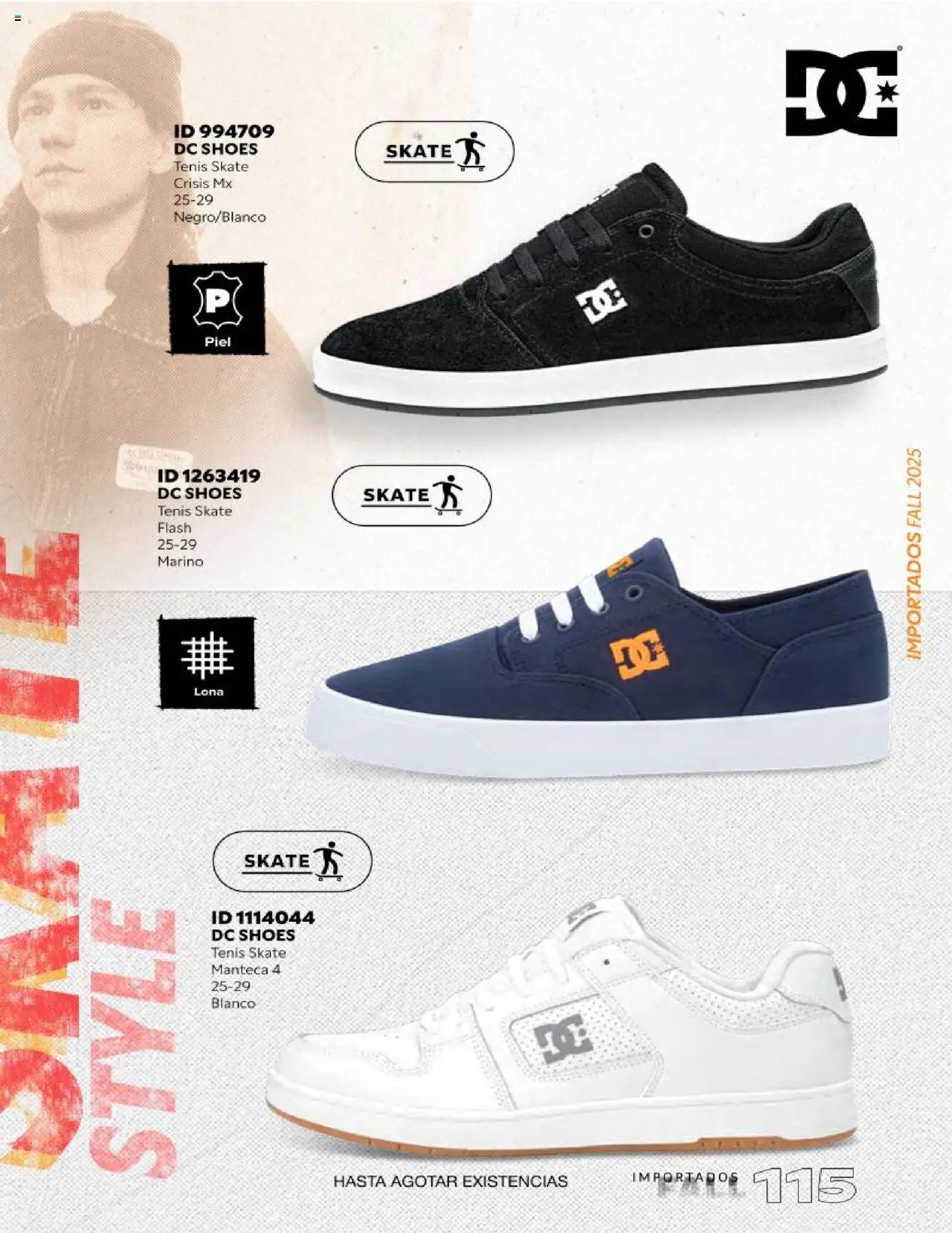 Nuevas ofertas de Price Shoes válidas en toda la República Mexicana desde el 18.10.2025. ¡Encuentra las mejores ofertas en Price Shoes catálogo Fall Importados segunda! | Página: 115 | Productos: Tenis, Lona