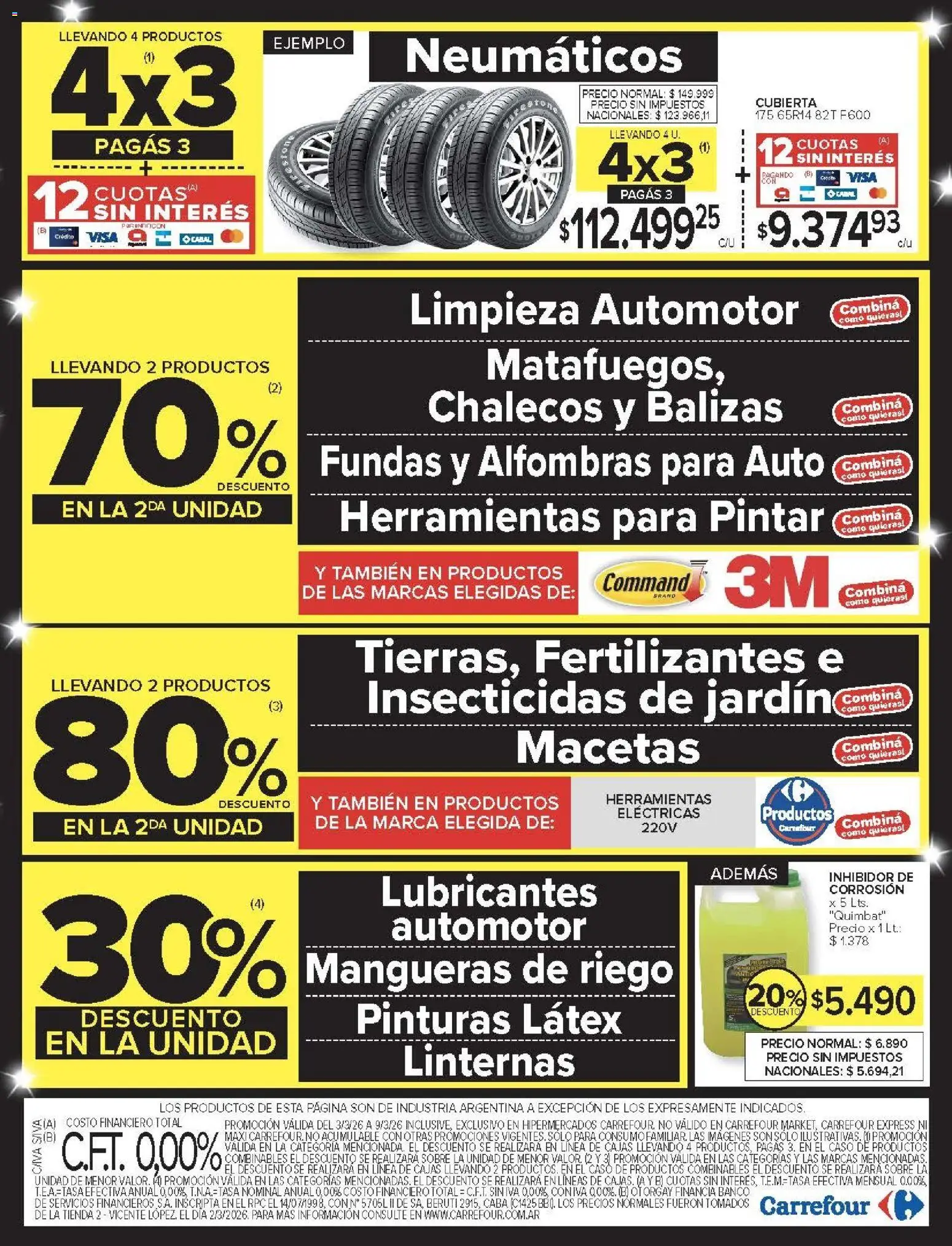 Carrefour ofertas │ válido desde el 03.03.2026 | Página: 24 | Productos: Neumáticos, Caso, Sobre, Baño