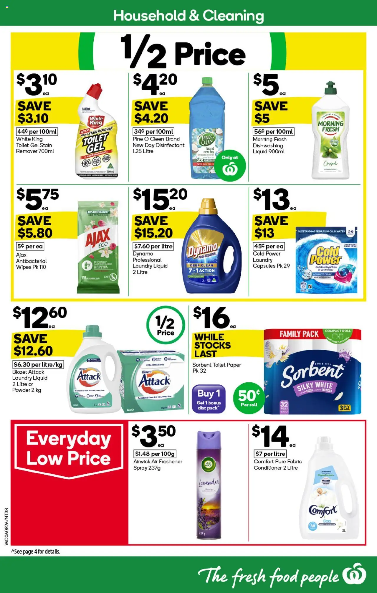 Woolworths catalogue - valid from 06.08.2025 | Page: 38 | Products: Conditioner, Toilet paper, Lemon, Air freshener