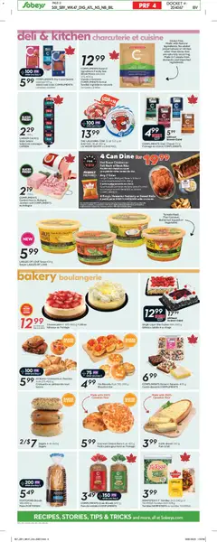 Preview of Sobeys  weekly flyer -  NS from shop Sobeys valid from 19.03.2026 | Page: 9 | Products: Salad, Bakery, Cheese, Ham