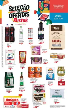 Bistek Supermercados ofertas Seleção  - Pré-Visualização do folheto da loja Bistek Supermercados, válido de 20.03.2026