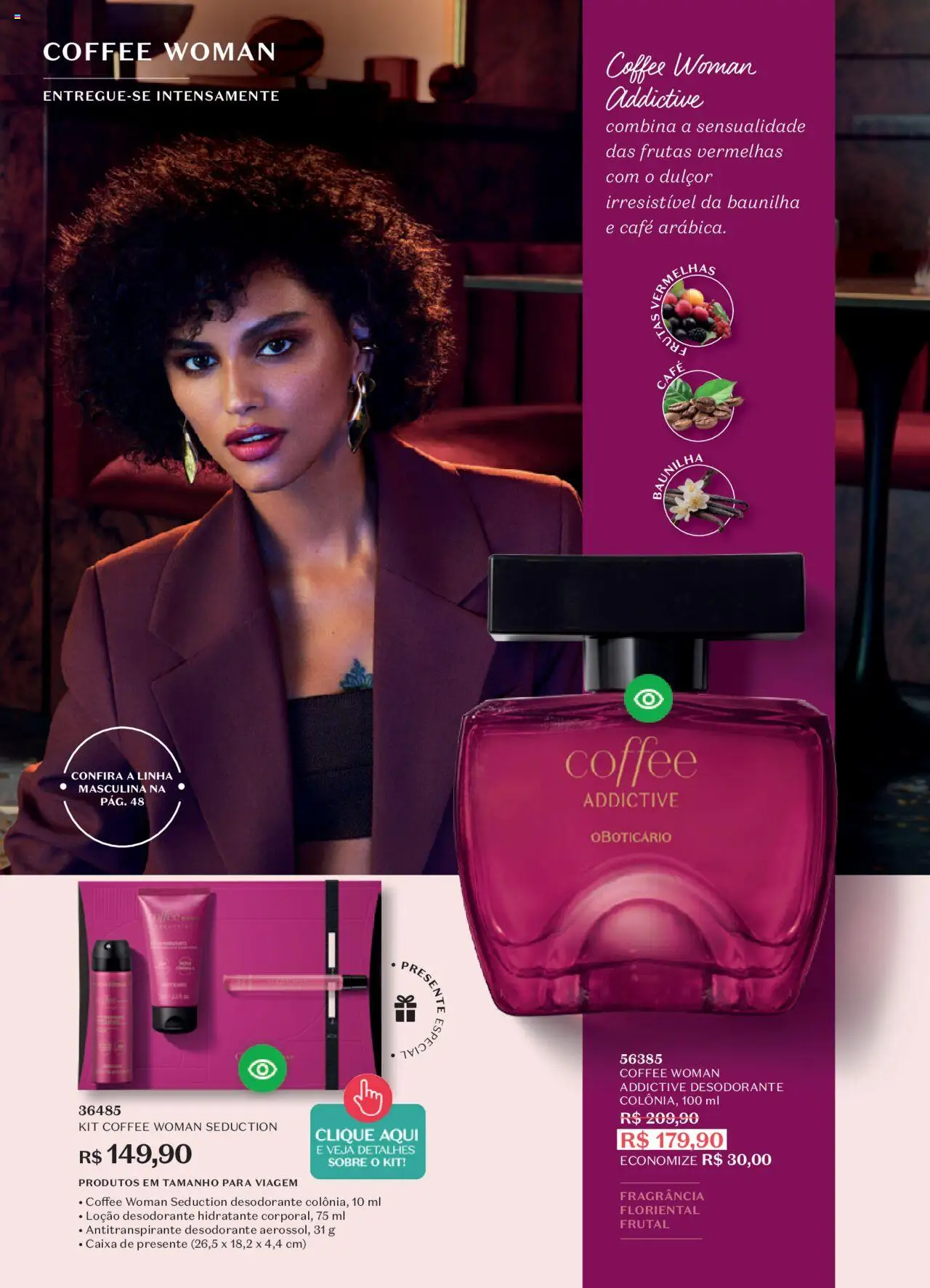 O Boticário Folheto - válido de 11.08.2025 | Página: 78 | Produtos: Fragrância, Desodorante, Caixa, Café