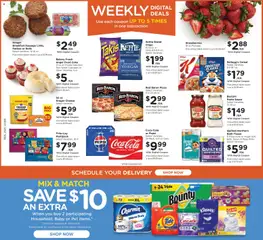 Preview of Kroger weekly ads valid from 07.01.2026 | Page: 2 | Products: Bakery, Strawberries, Sauce, Poultry