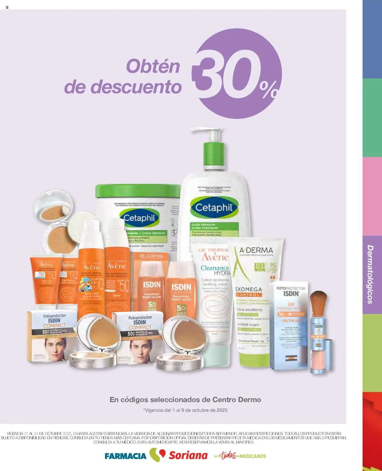 Nuevas ofertas de Soriana válidas en toda la República Mexicana desde el 01.10.2025. ¡Encuentra las mejores ofertas en Soriana - Folleto Farmacia Mercado Nacional! | Página: 13