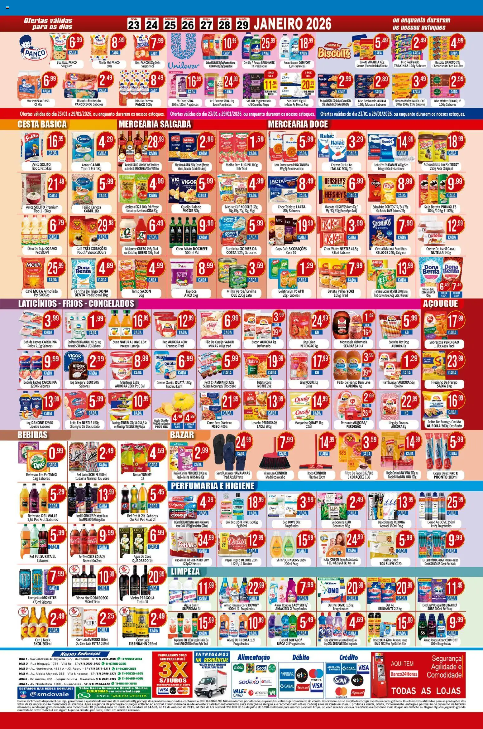 Dovale Folheto - válido de 23.01.2026 | Página: 2 | Produtos: Pó, Frango, Soja, Pão de queijo