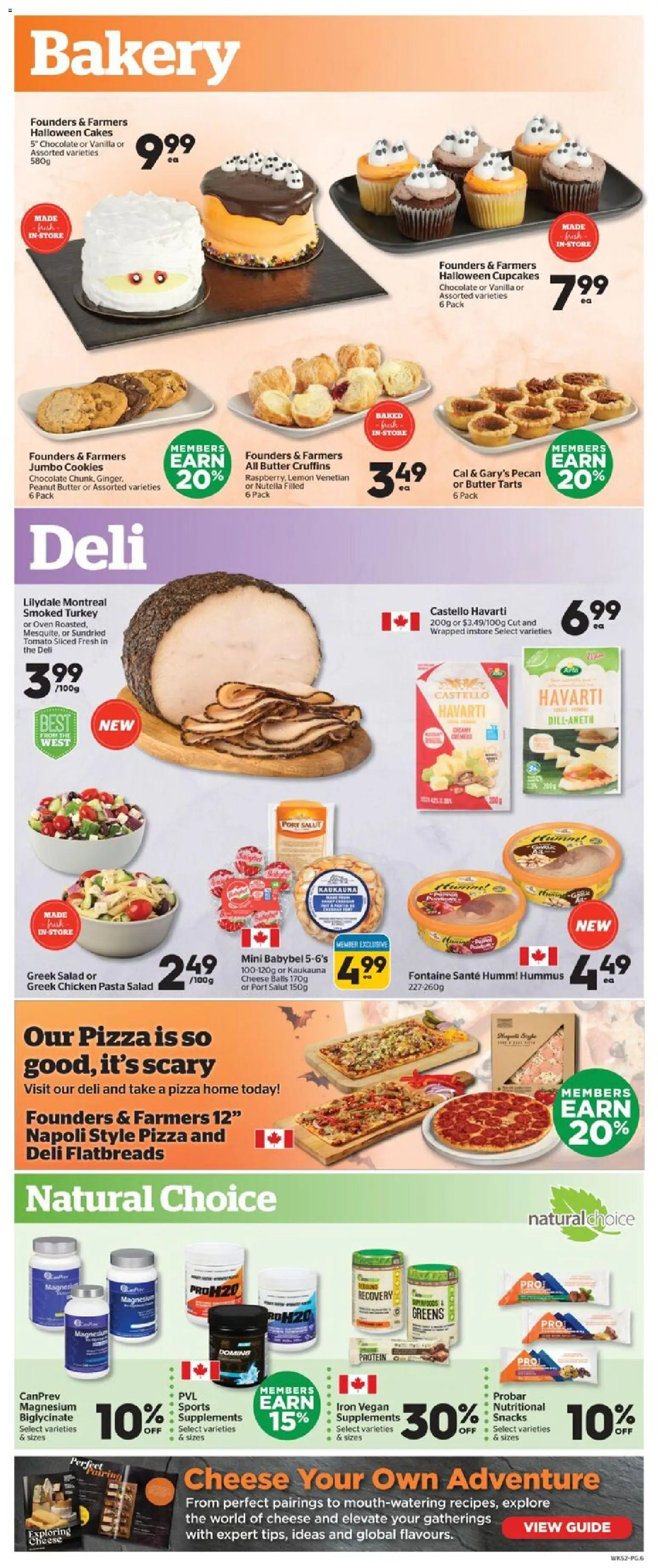 Calgary Co-op flyer valid from 30.10.2025 | Page: 6 | Products: Cookies, Oven, Bakery, Butter
