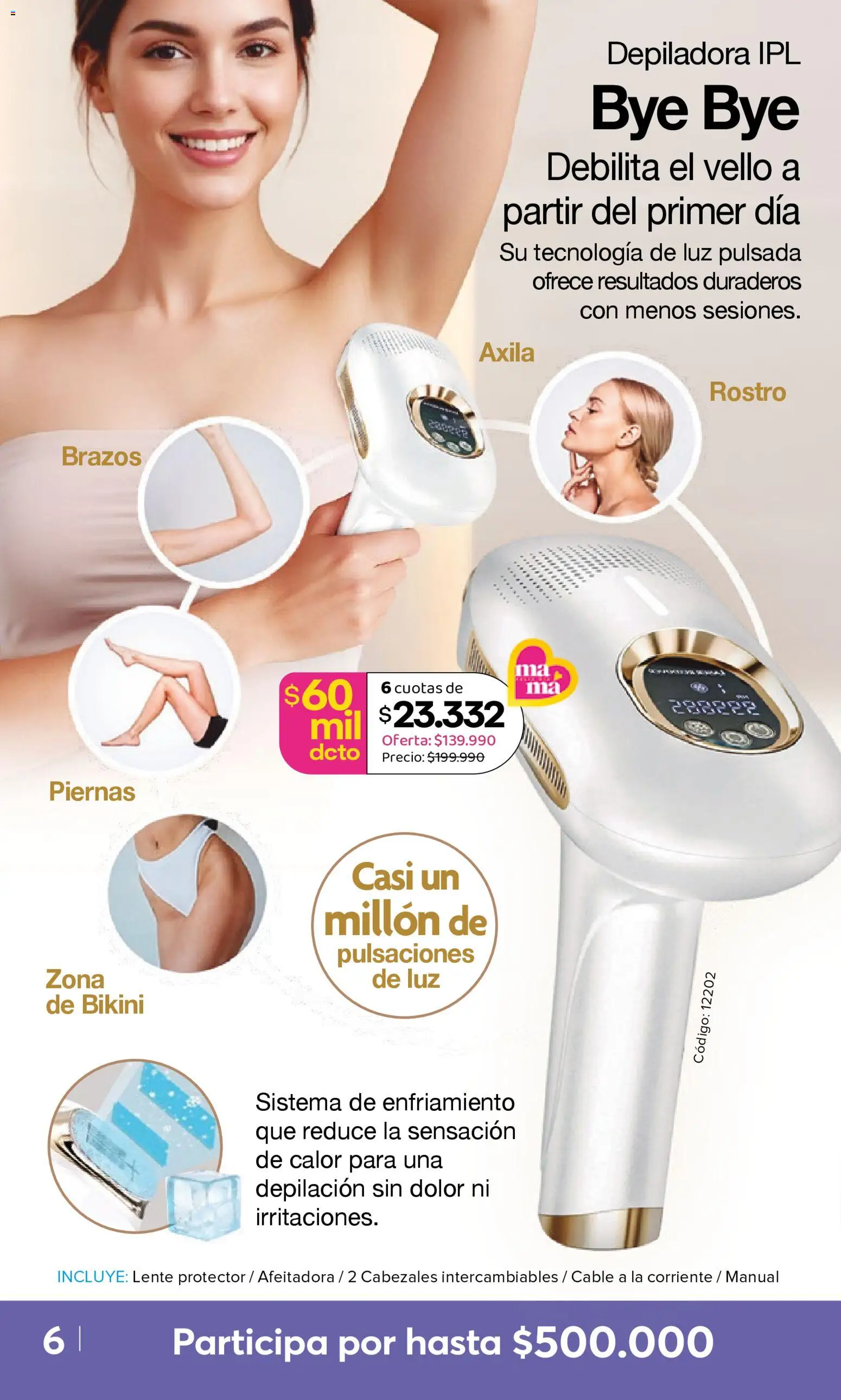 A3D Ofertas  │ válido desde el 10.04.2026 | Página: 6 | Productos: Cable, Afeitadora, Depiladora, Bikini