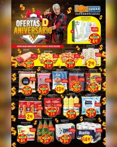 Rede Bom Lugar Folheto - válido de 01.08.2025 | Página: 1 | Produtos: Molho de tomate, Óleo, Refrigerante, Margarina
