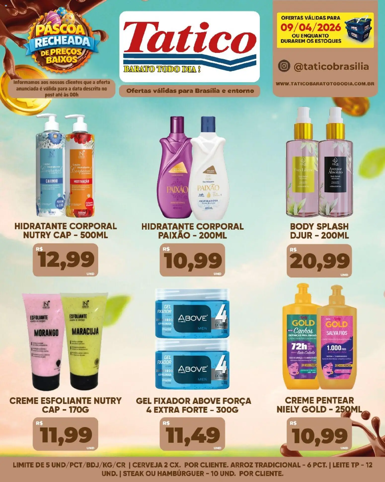 Tatico Folheto - válido de 09.04.2026 | Página: 23 | Produtos: Maracujá, Arroz, Creme, Fixador