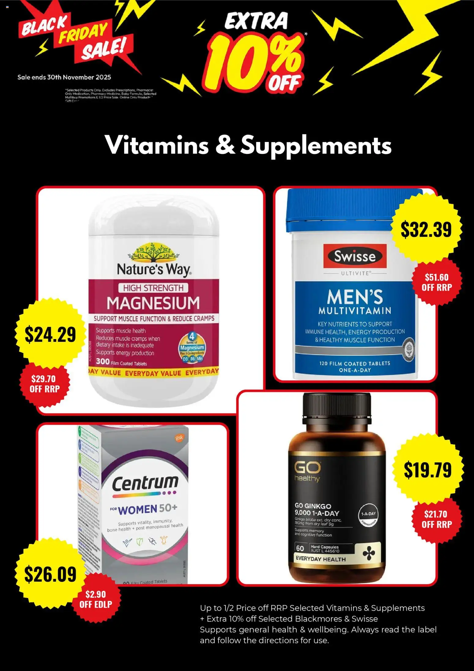 Chemist Warehouse catalogue - valid from 27.11.2025 | Page: 2 | Products: Multivitamin, Nutrients, Tablets