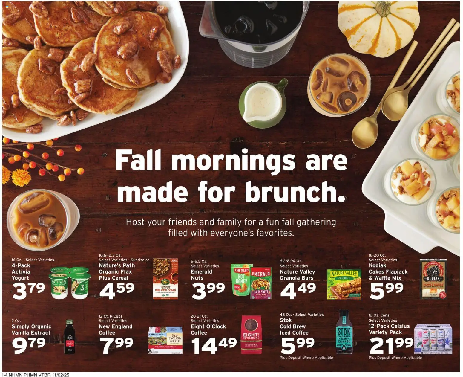 Hannaford Weekly Ad - valid from 02.11.2025 | Page: 20 | Products: Yogurt, Coffee, Nuts