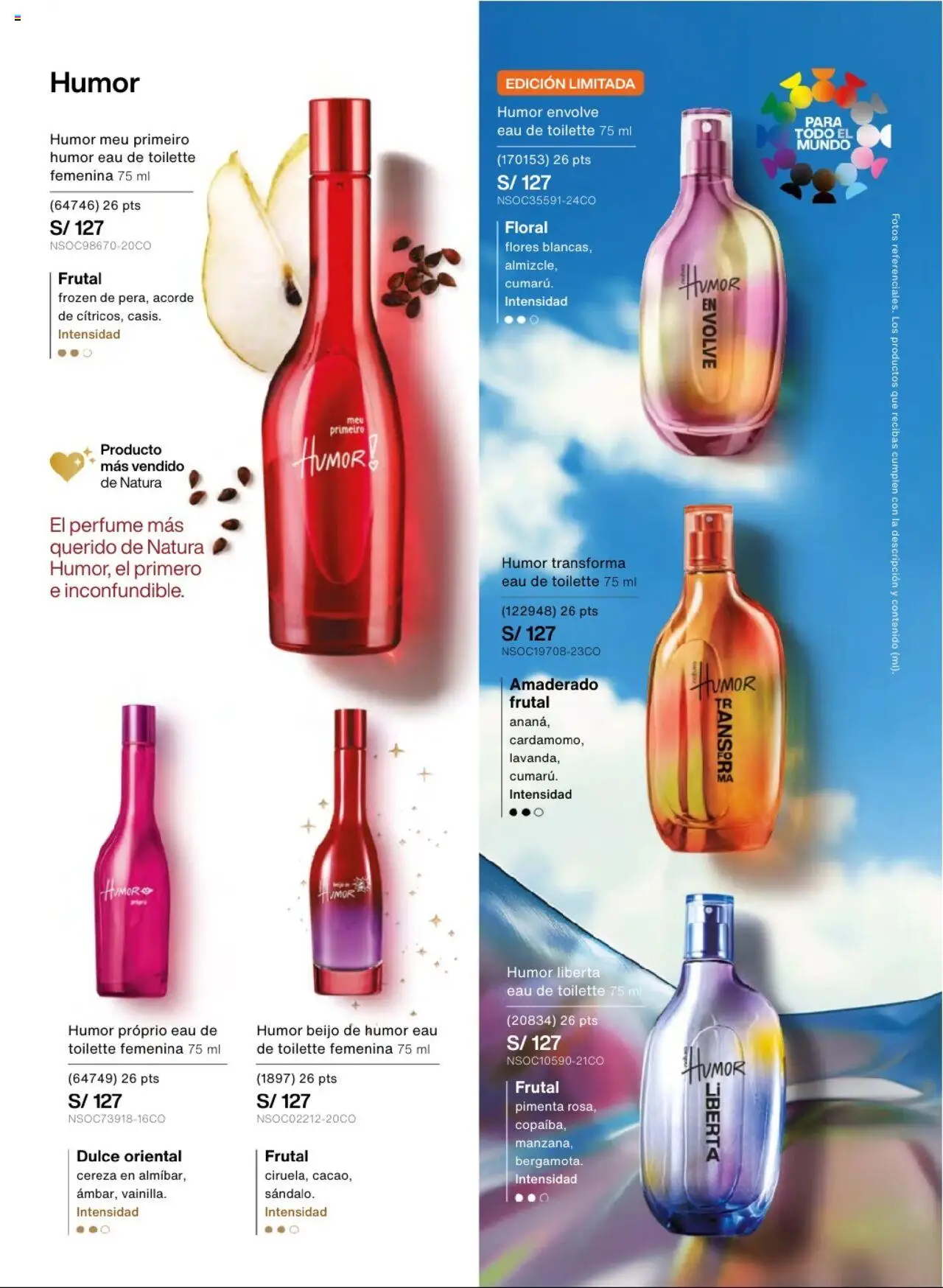 Catálogo Natura válido desde 03.10.2025 | Página: 67 | Productos: Perfume, EAU de Toilette