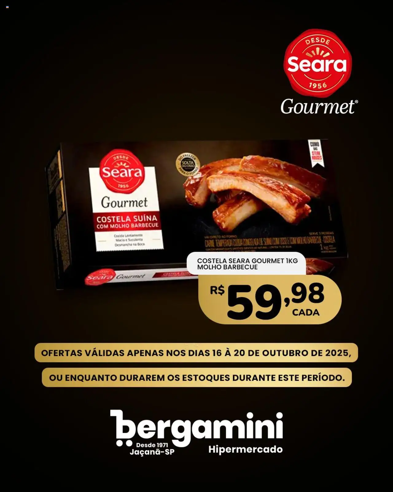 Supermercado Bergamini Folheto - válido de 16.10.2025 | Página: 2 | Produtos: Forno, Creme