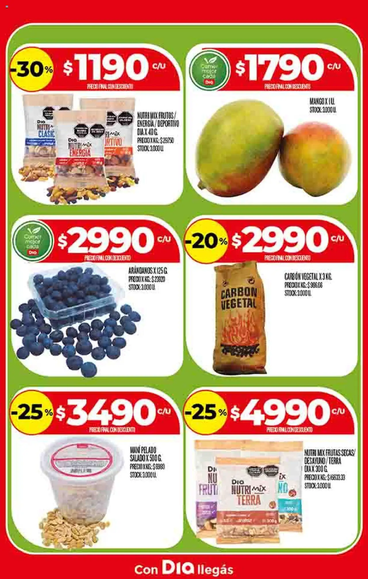 Supermercado DIA Ofertas │ válido desde el 13.08.2025 | Página: 9 | Productos: Arándanos
