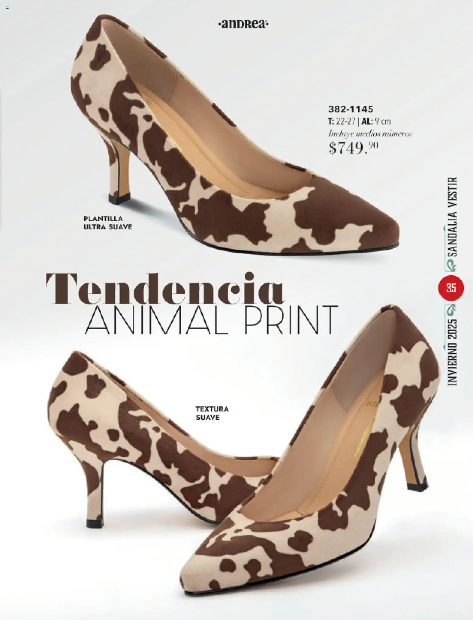 Nuevas ofertas de Andrea válidas en toda la República Mexicana desde el 26.11.2025. ¡Encuentra las mejores ofertas en Andrea catálogo Invierno! | Página: 35